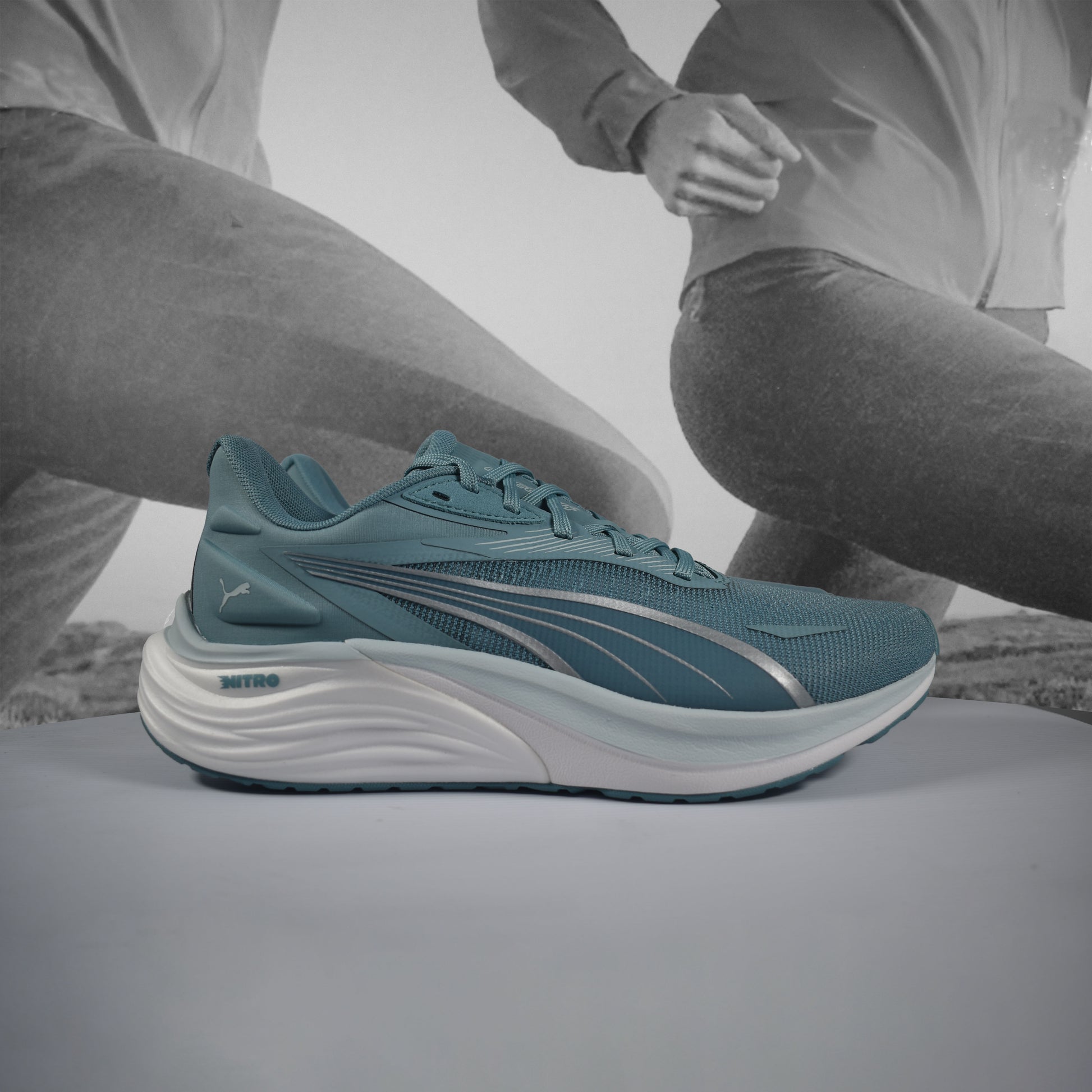 Puma Electrify NITRO™ 4 Road Running Shoe - Durban Runner Sea Blue Fresh Water / 9.5