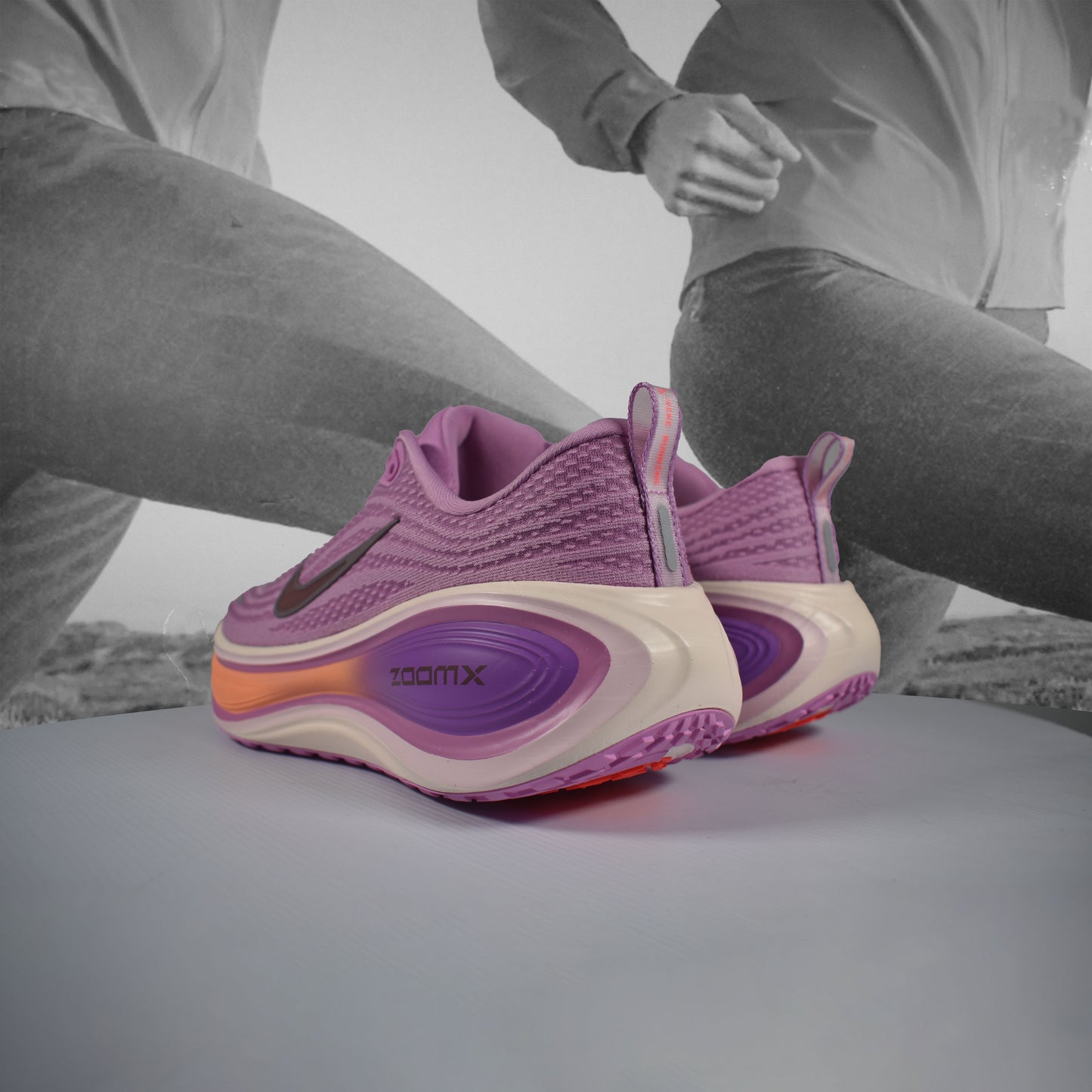 Nike VOMERO PLUS Womens Road Running Shoe - Durban Runner LT MAGENTA/BLACK-PINK FOAM-BRIGHT VIOLET / 5.5