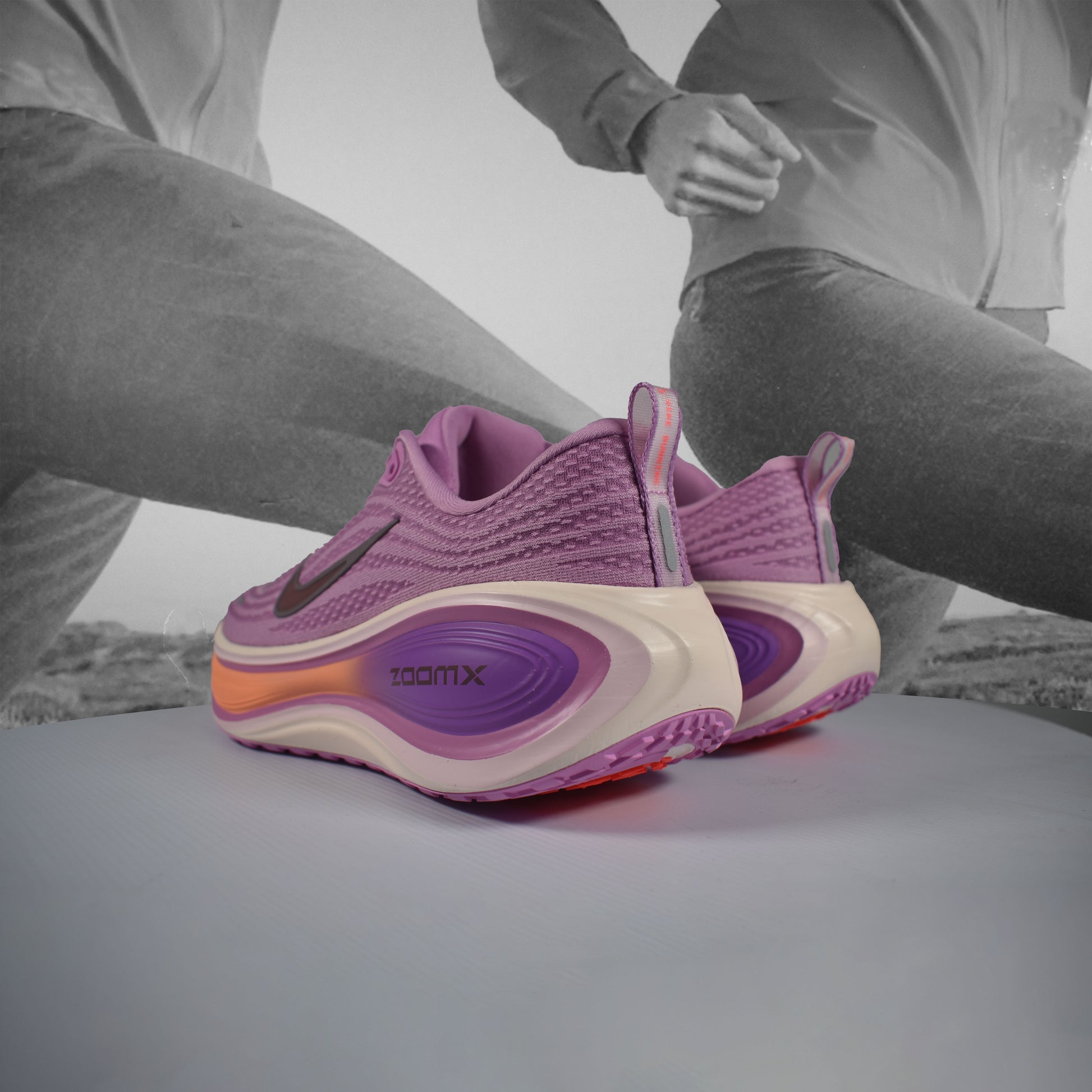 Nike VOMERO PLUS Womens Road Running Shoe - Durban Runner LT MAGENTA/BLACK-PINK FOAM-BRIGHT VIOLET / 5.5