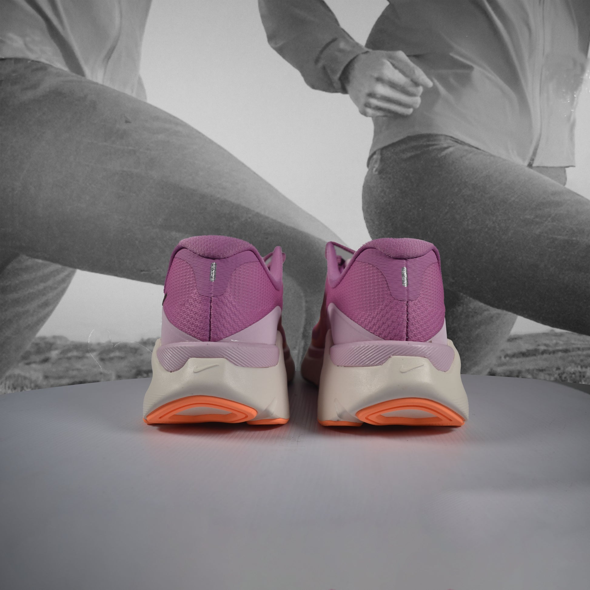 Nike STRUCTURE PLUS Womens Running Shoes - Durban Runner LT MAGENTA/TATTOO-ORANGE PULSE-PINK FOAM / 8