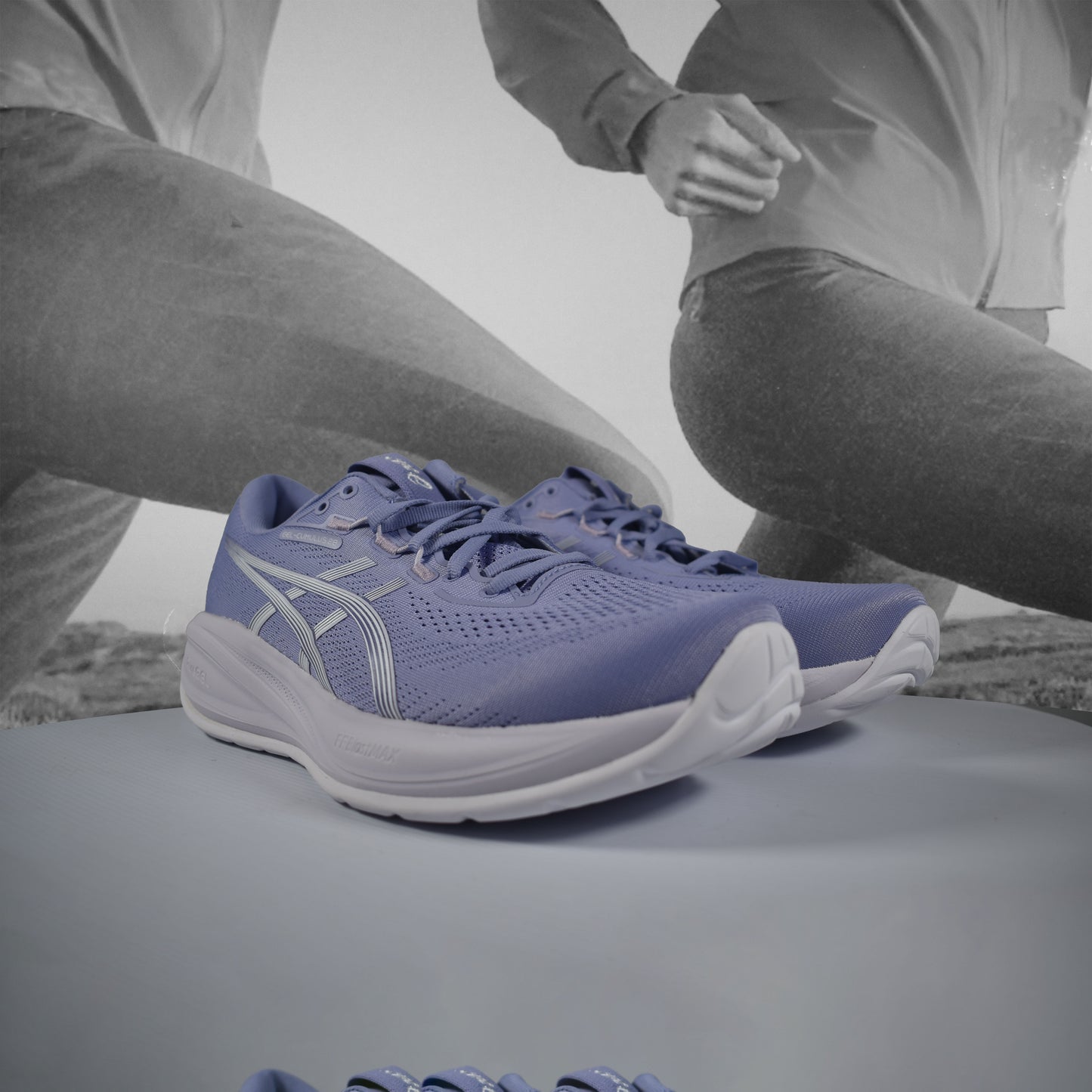 Asics GEL-CUMULUS 28 Womens Running Shoes - Durban Runner BLUEBELL/WHITE / 5.5