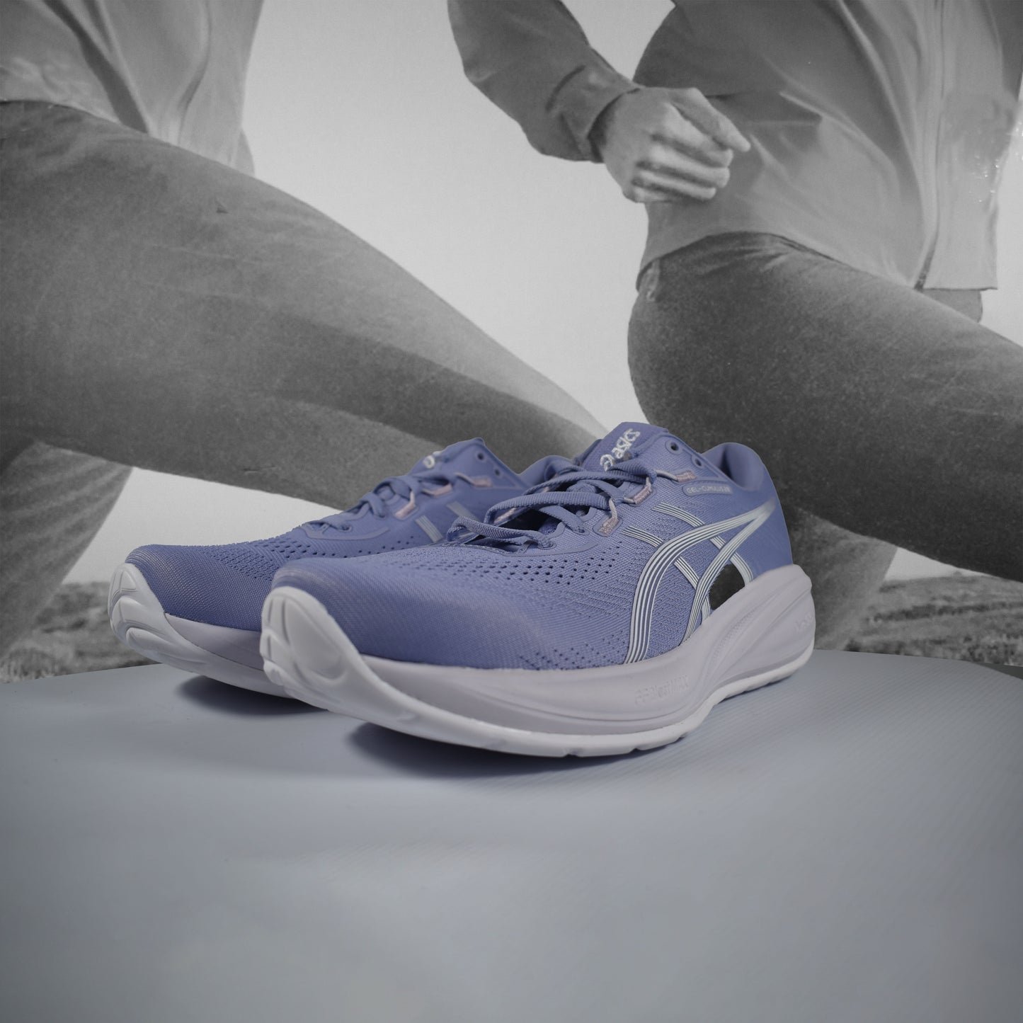 Asics GEL-CUMULUS 28 Womens Running Shoes - Durban Runner BLUEBELL/WHITE / 5.5