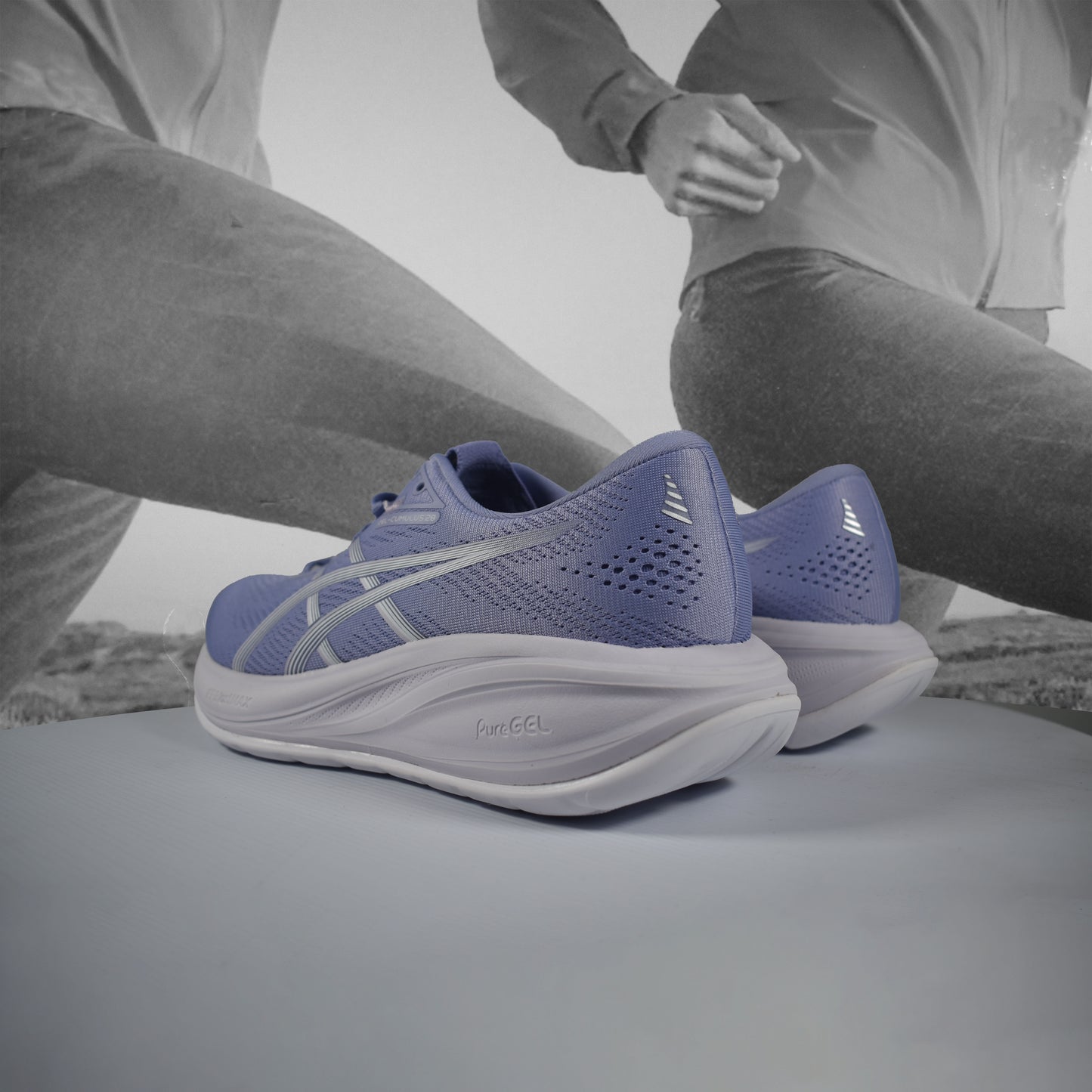 Asics GEL-CUMULUS 28 Womens Running Shoes - Durban Runner BLUEBELL/WHITE / 5.5