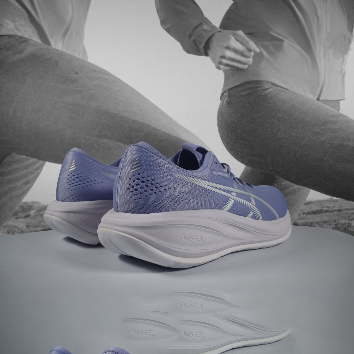 Asics GEL-CUMULUS 28 Womens Running Shoes - Durban Runner BLUEBELL/WHITE / 5.5