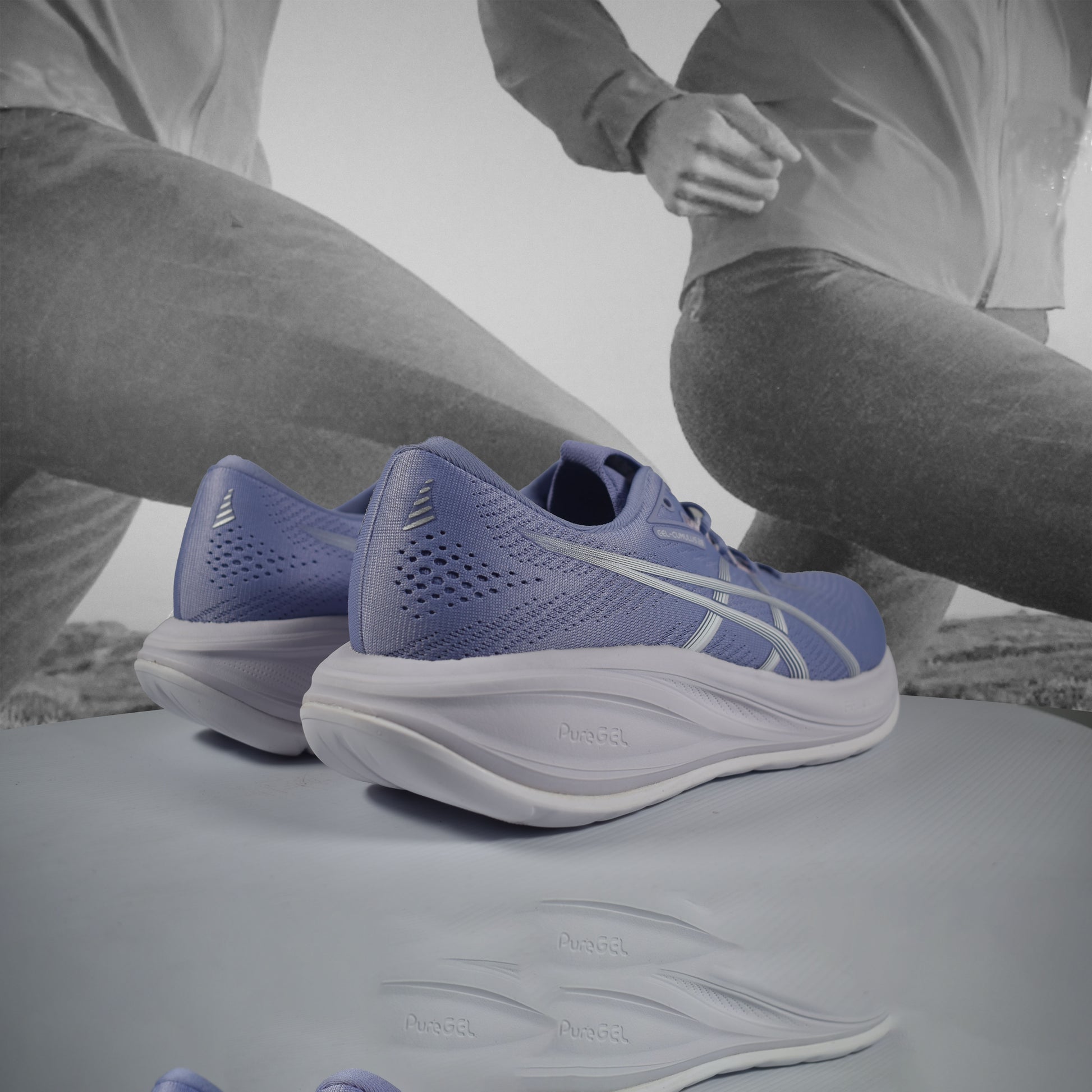 Asics GEL-CUMULUS 28 Womens Running Shoes - Durban Runner BLUEBELL/WHITE / 5.5