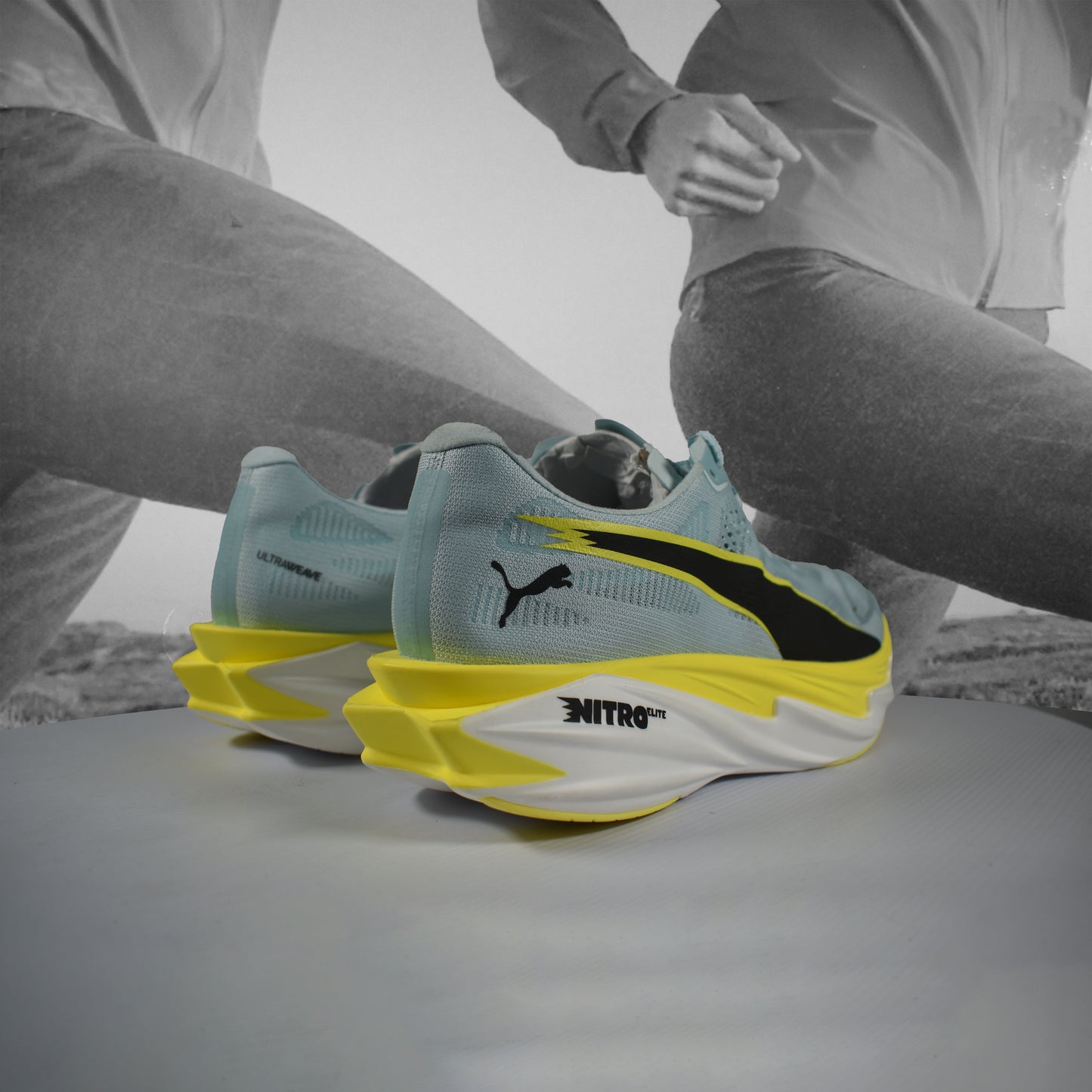 Puma Deviate Elite 4 Mens Running Shoes - Durban Runner 7 / Fresh Water/Lemon Crush