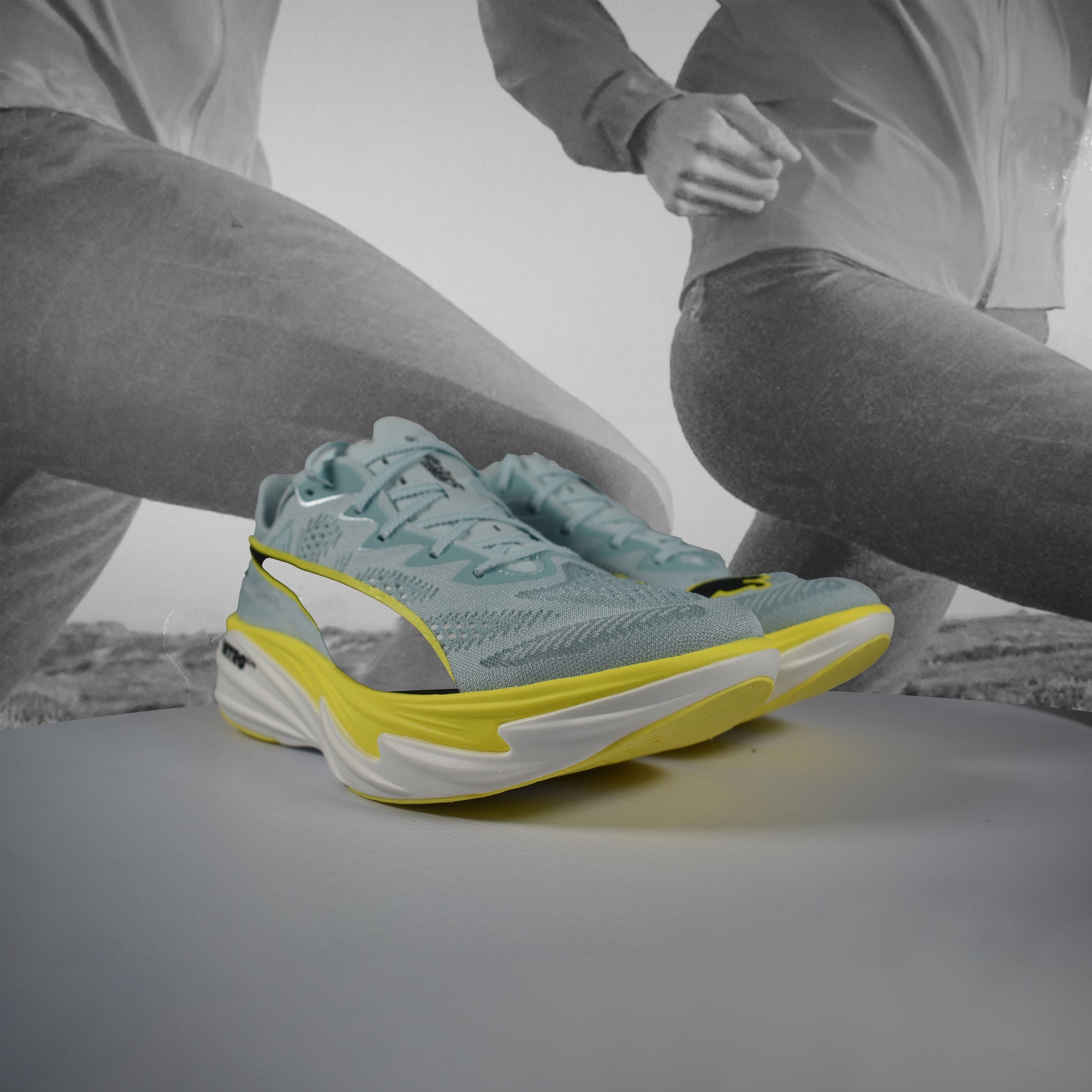 Puma Deviate Elite 4 Womens Running Shoes - Durban Runner 5 / Fresh Water/Lemon Crush