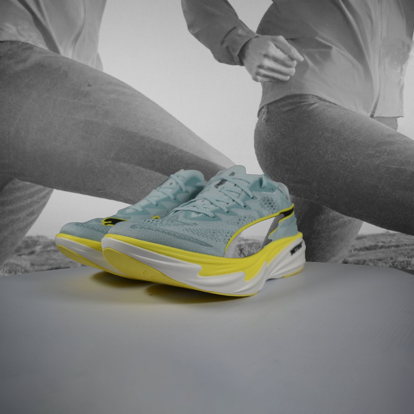 Puma Deviate Elite 4 Womens Running Shoes - Durban Runner 5 / Fresh Water/Lemon Crush