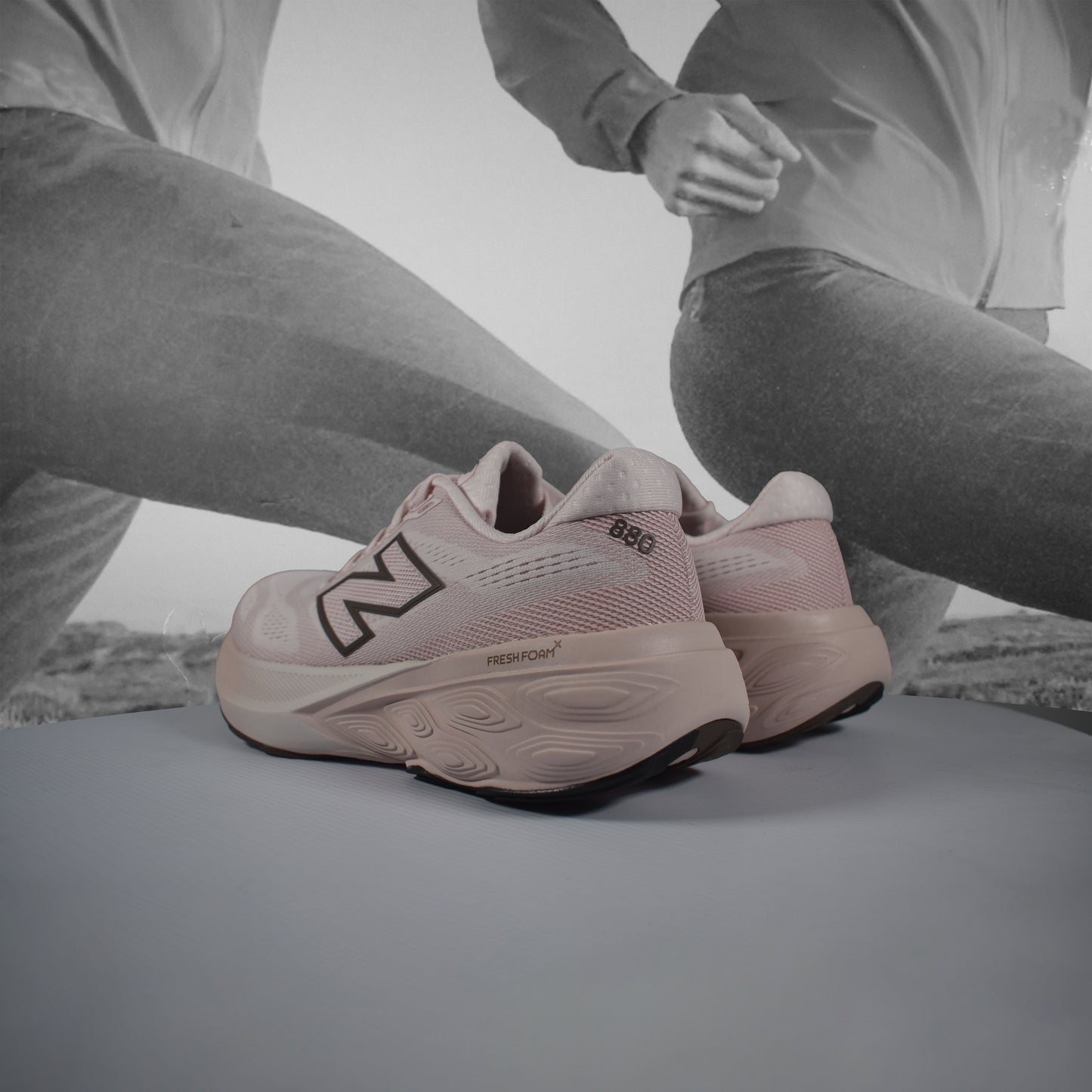 New Balance Fresh Foam X 880v15 D (Wide Width) Women's Running Shoes - Durban Runner LIGHT PINK/WHITE / 5