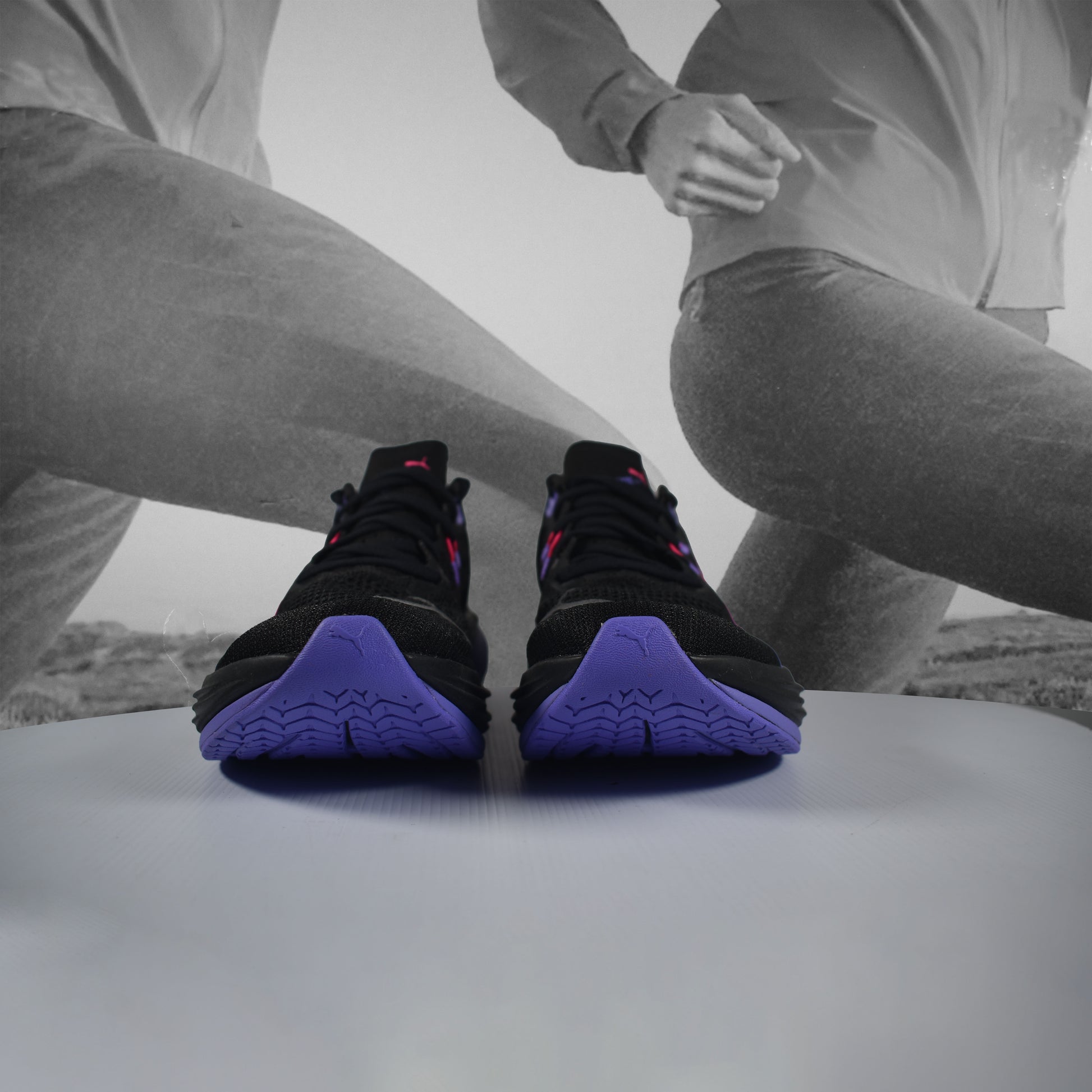 PUMA Deviate NITRO™ 3 DIGITOKYO Mens Running Shoes - Durban Runner PURPLE/BLACK / 9.5