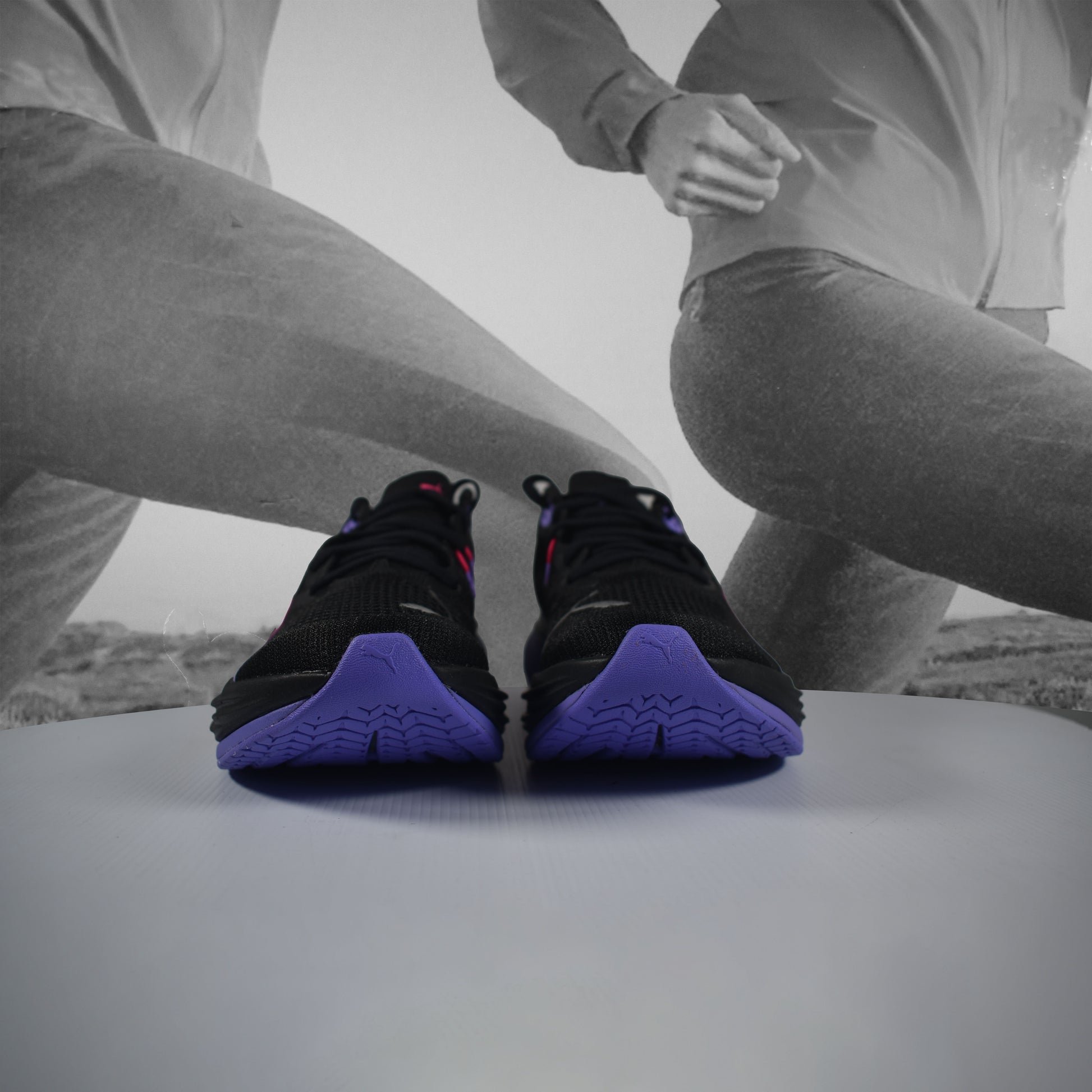 Puma Deviate NITRO™ 3 DIGITOKYO Womens Running Shoes - Durban Runner PURPLE/BLACK / 5
