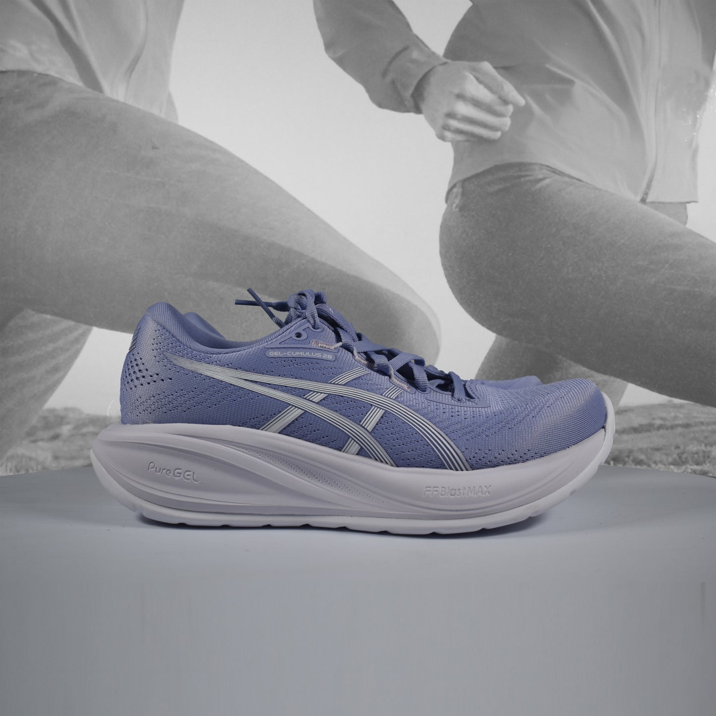 ASICS GEL-CUMULUS 28 Women's Neutral Running Shoes - Durban Runner UK6.5 / blue bell /WHITE