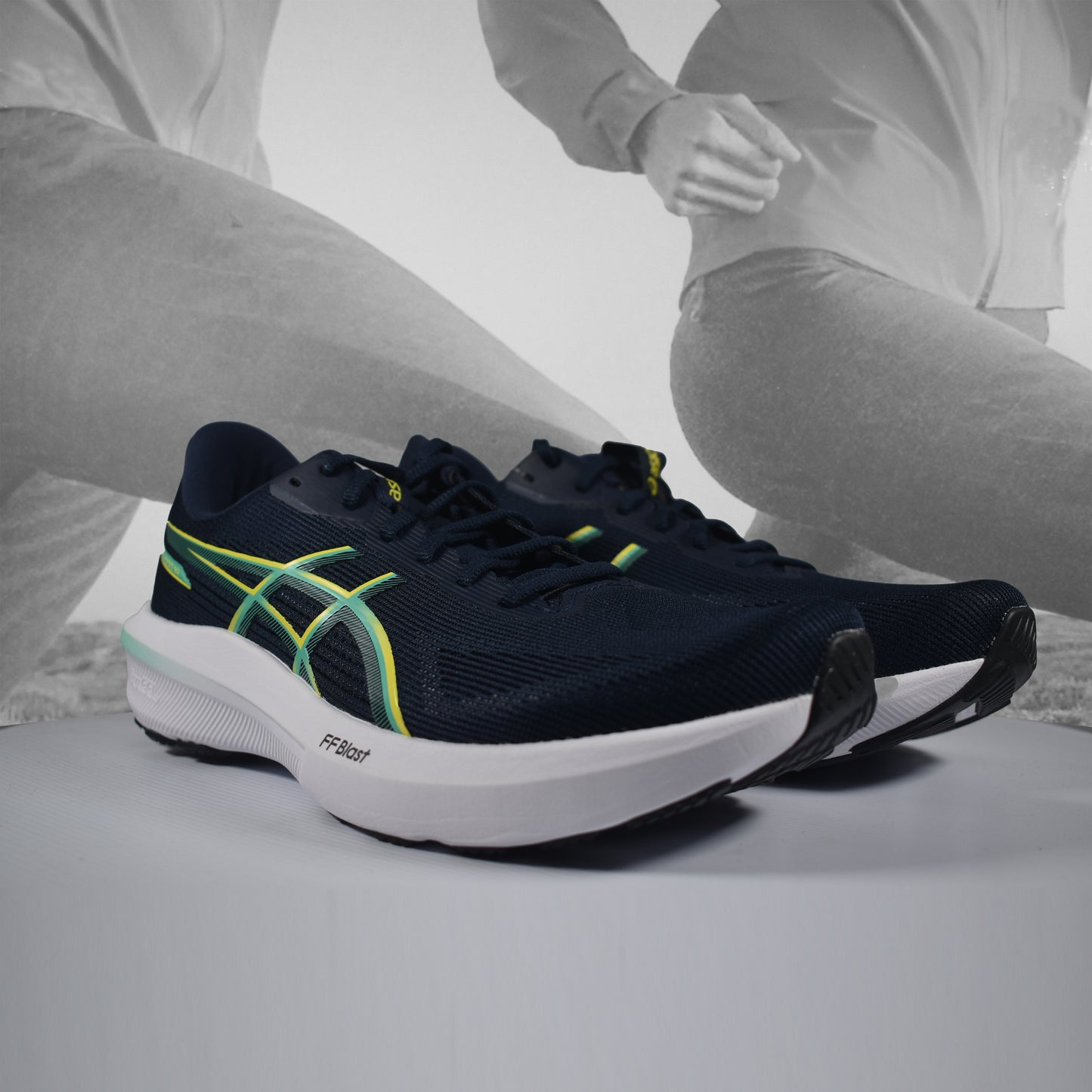ASICS GT-1000 14 Men's Stability Running Shoes - Durban Runner UK10.5 / MIDNIGHT CACTI