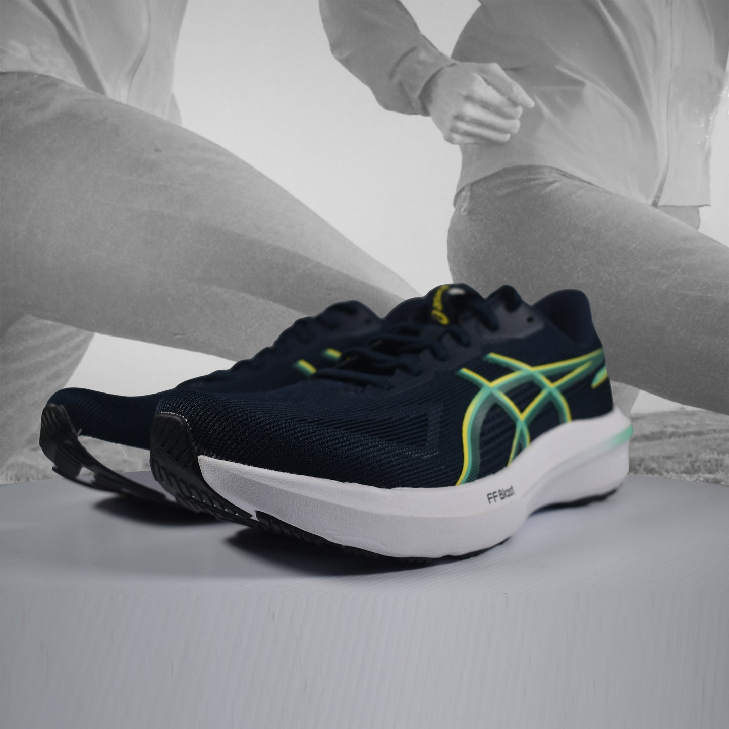 ASICS GT-1000 14 Men's Stability Running Shoes - Durban Runner UK10.5 / MIDNIGHT CACTI