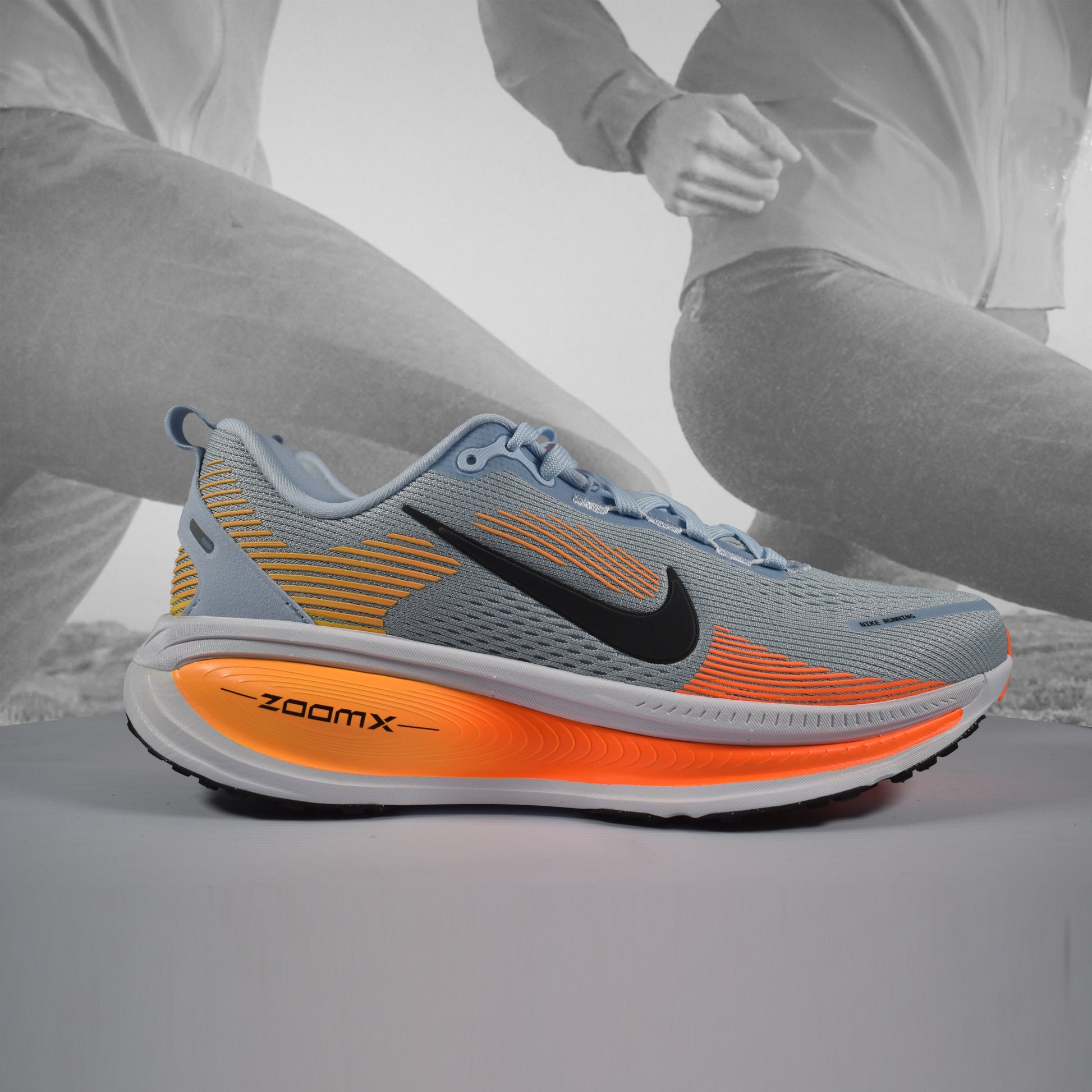 Nike VOMERO 18 Neutral Running Shoes - Durban Runner UK7.5 / HYDROGEN BLUE/BLACK