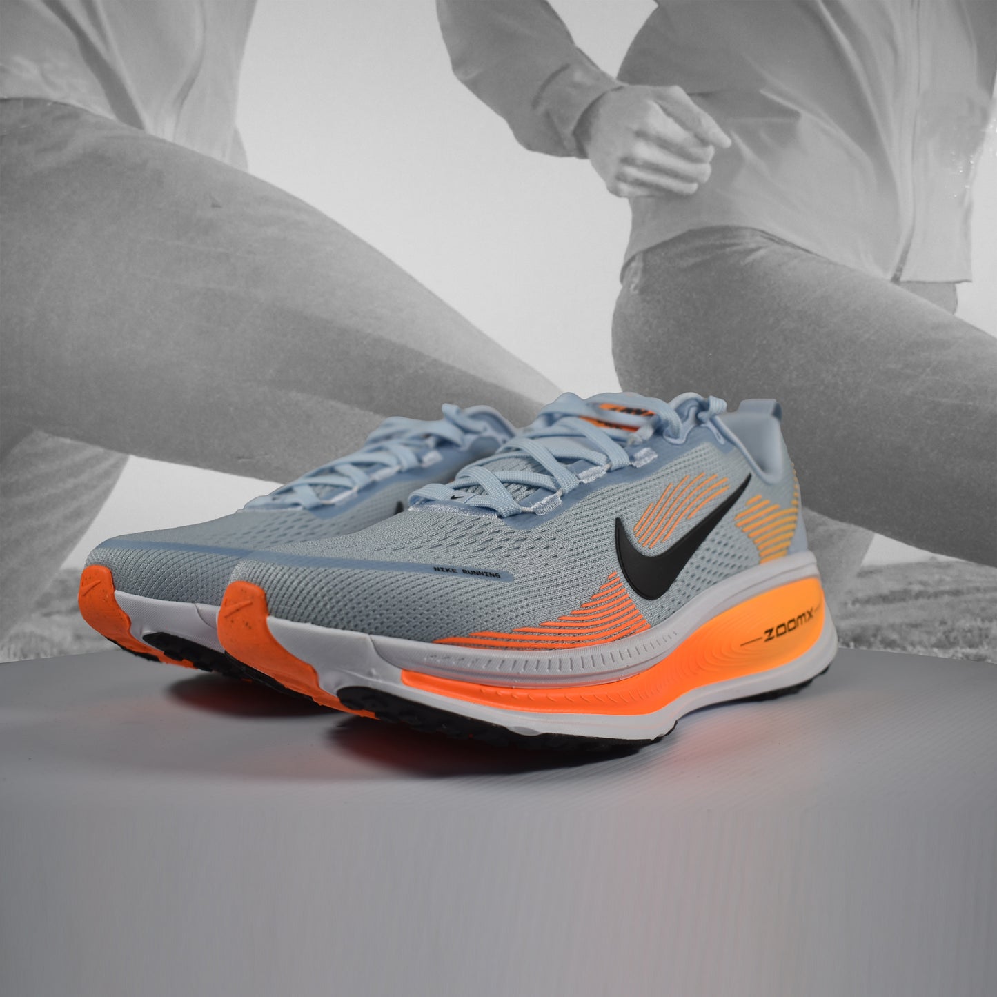 Nike VOMERO 18 Neutral Running Shoes - Durban Runner UK7.5 / HYDROGEN BLUE/BLACK