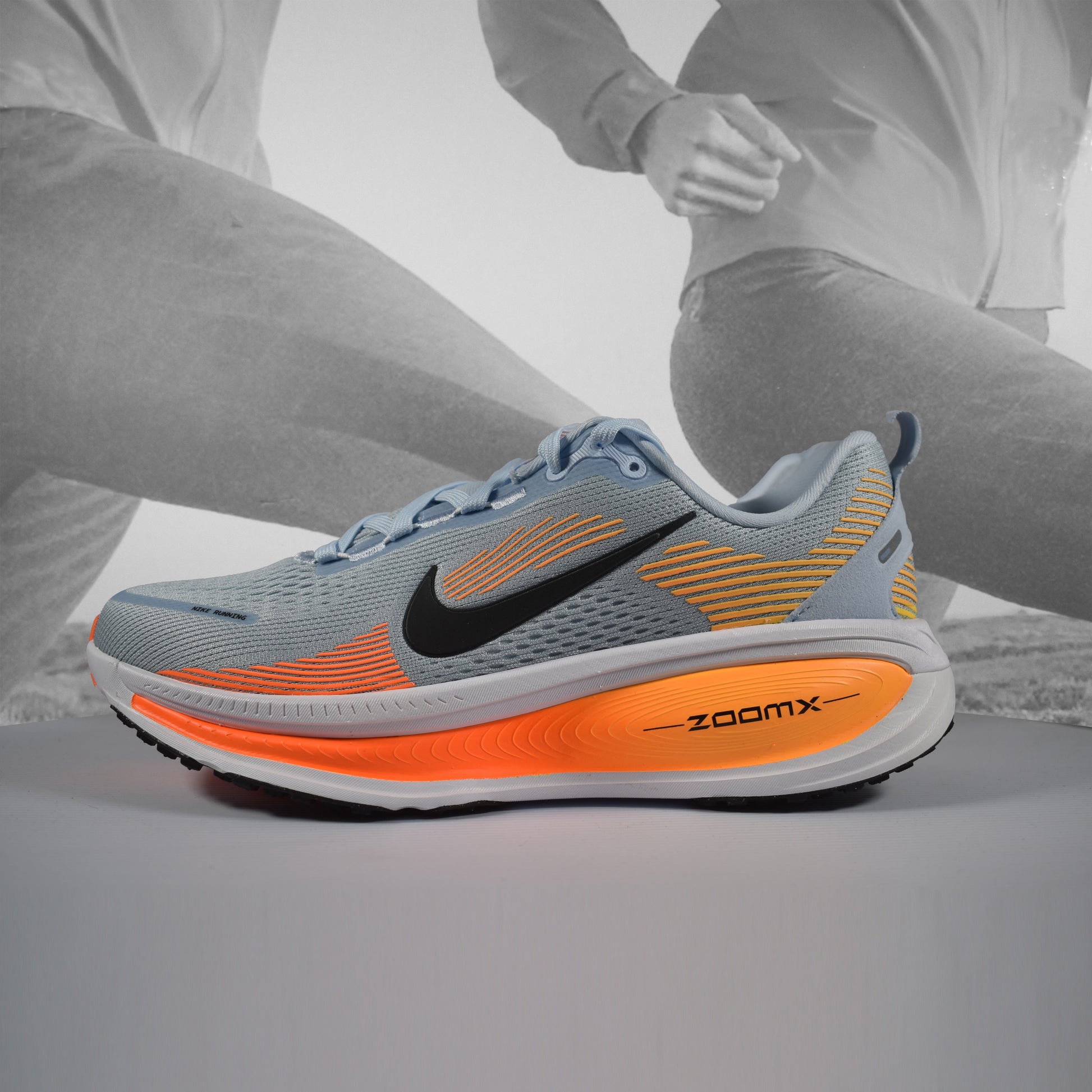 Nike VOMERO 18 Neutral Running Shoes - Durban Runner UK7.5 / HYDROGEN BLUE/BLACK