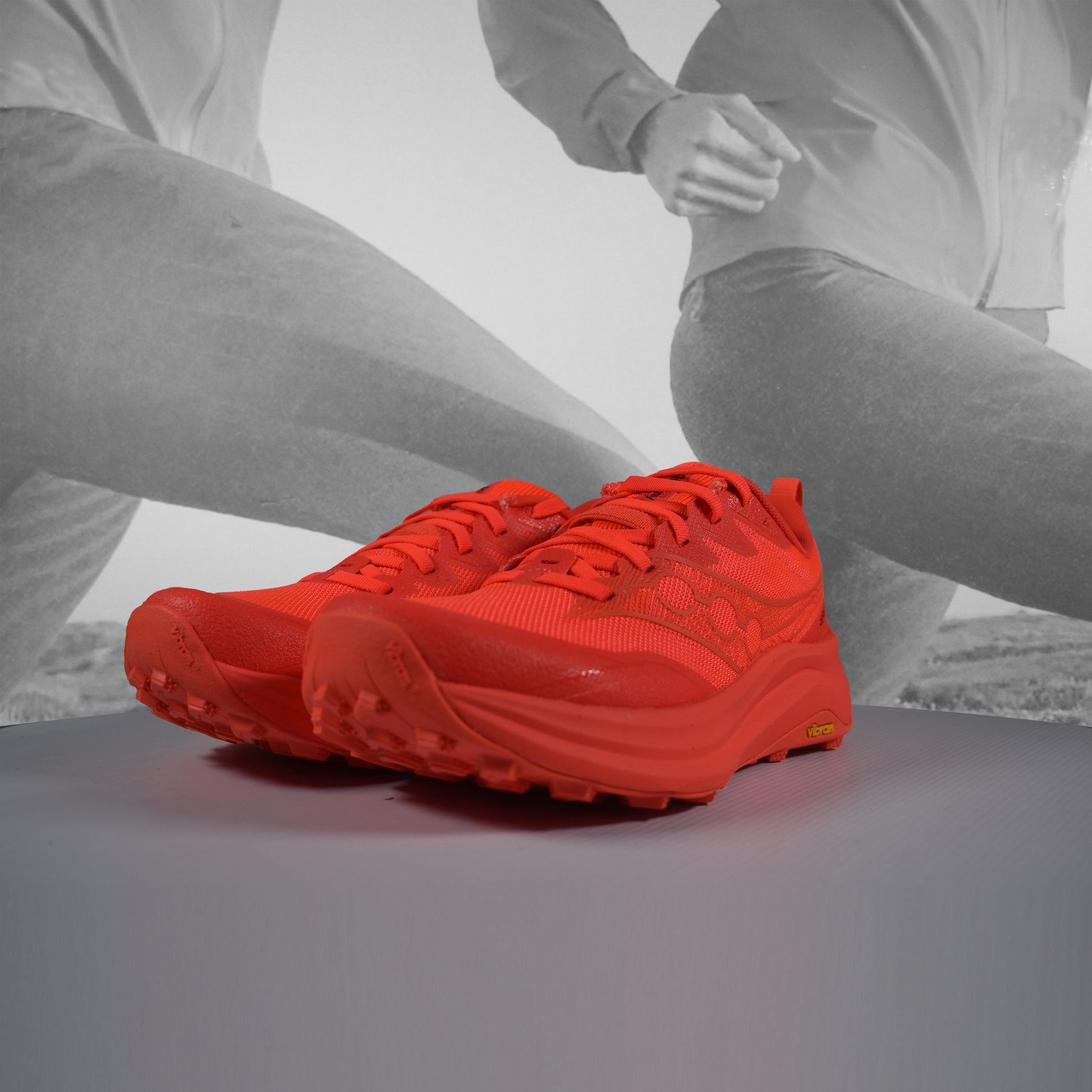 Saucony Peregrine 16 Women's Trail Running Shoes - Durban Runner UK5 / vizired rogue