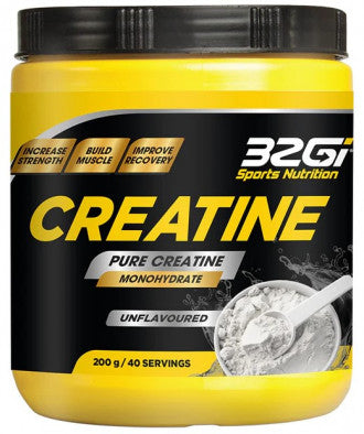 32GI Creatine Tub - Durban Runner Unflavoured / 200g/40 Servings