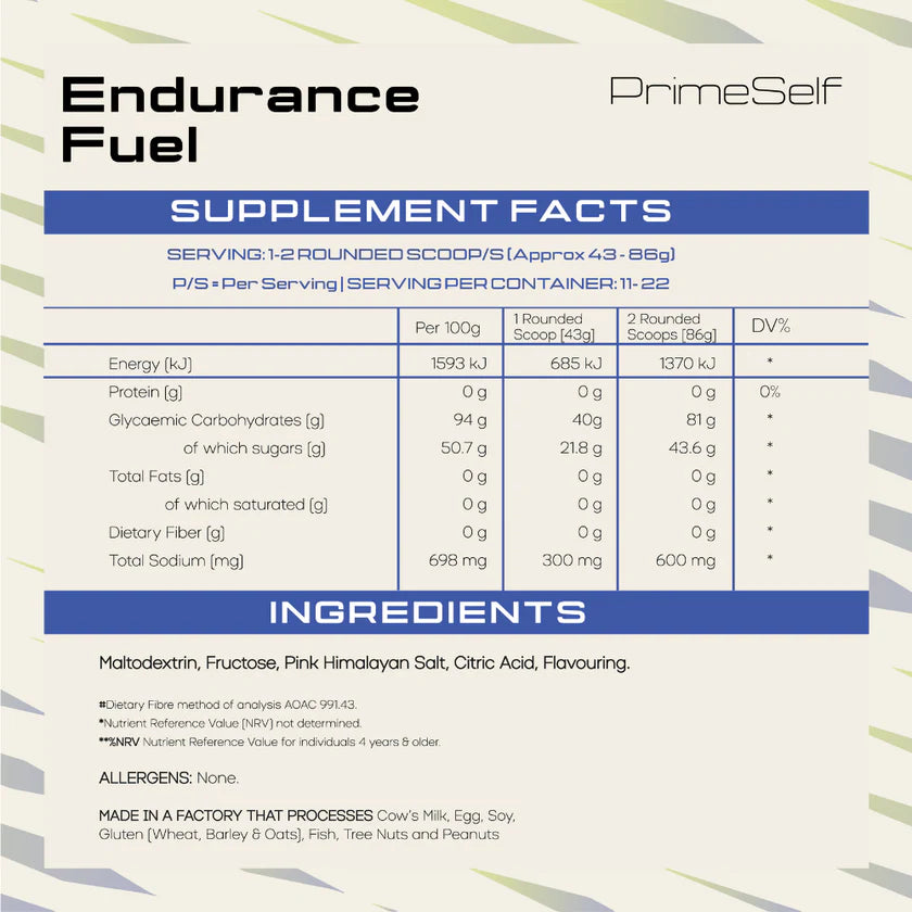 PrimeSelf Endurance Fuel Tub - Durban Runner