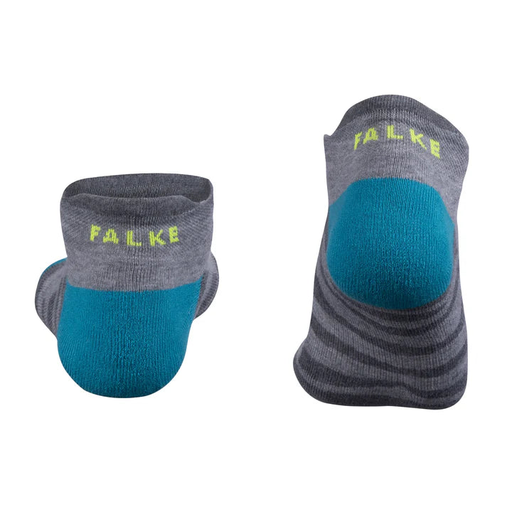 Falke Performance Runner Socks - Durban Runner 4 TO 7 / Black/Grey
