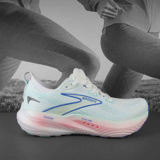 Brooks Glycerin 22 Womens - Durban Runner 4 / White/Limpet Shell/Amparo