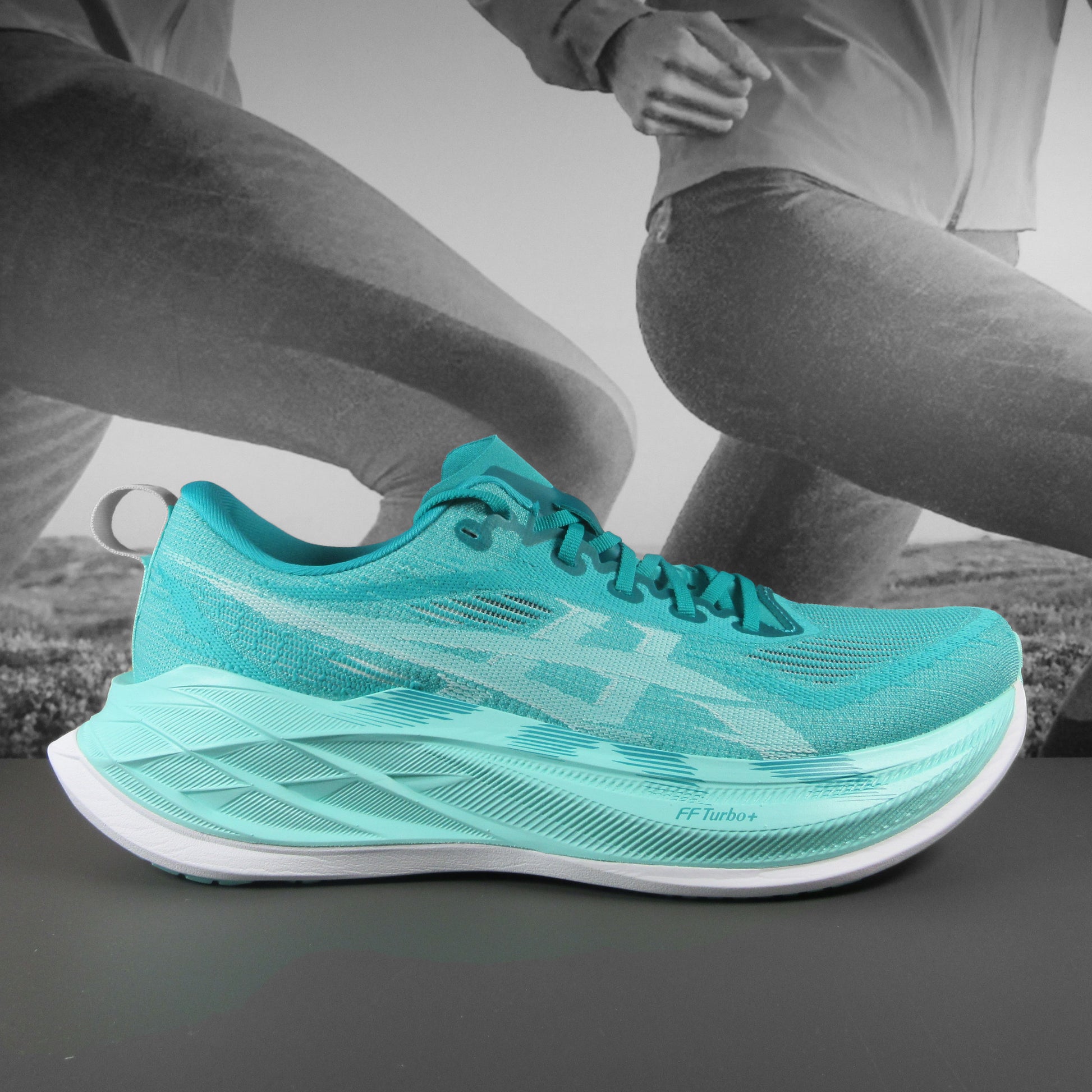 Asics Superblast 2 Mens Road Running Shoes - Durban Runner 5.5 / Wave Teal/Illuminate Mint
