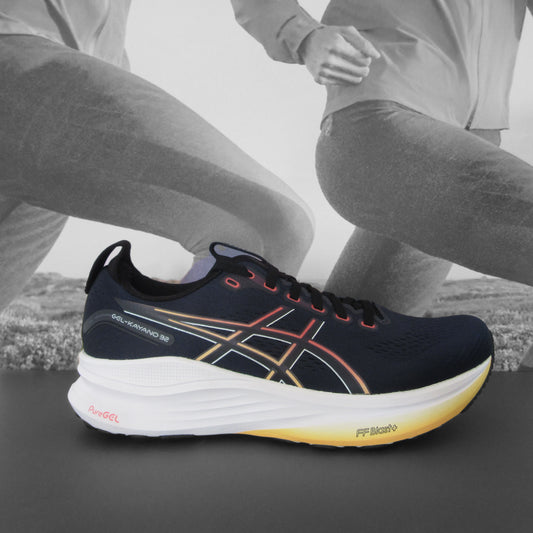 Asics Gel-Kayano 32 Mens Road Running Shoe - Durban Runner 7.5 / MIDNIGHT/BLACK