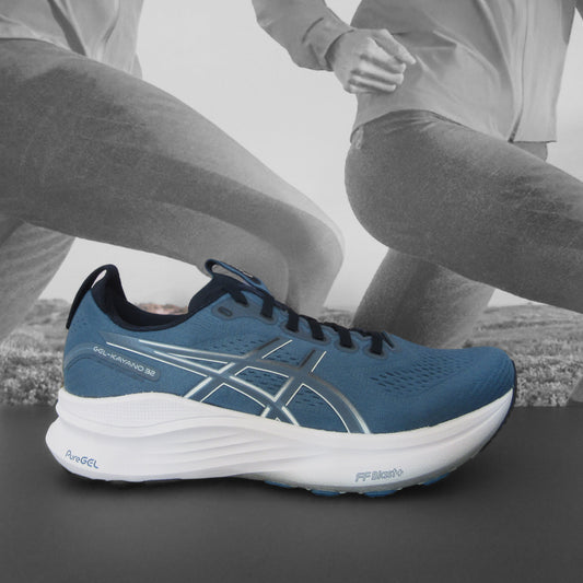 Asics GEL-Kayano 32 Mens Road Running Shoe - Durban Runner 7.5 / WINTER SEA/MIDNIGHT