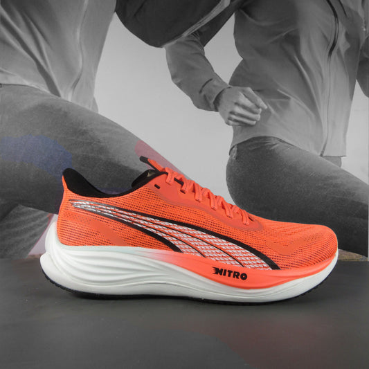 Puma Velocity Nitro 3 Running Shoes Men - Durban Runner 7 / Glowing Red/Black/White