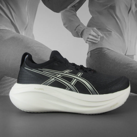 Asics GEL-NIMBUS 27 Mens - Durban Runner 7.5 / BLACK/LAKE GREY