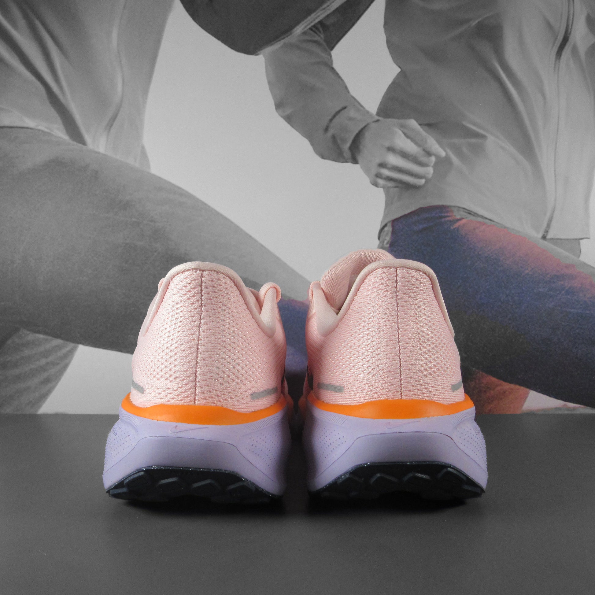 NIKE Pegasus 41 Womens - Durban Runner 6.5 / ATMOSPHERE/OBSIDIAN-TOTAL ORANGE