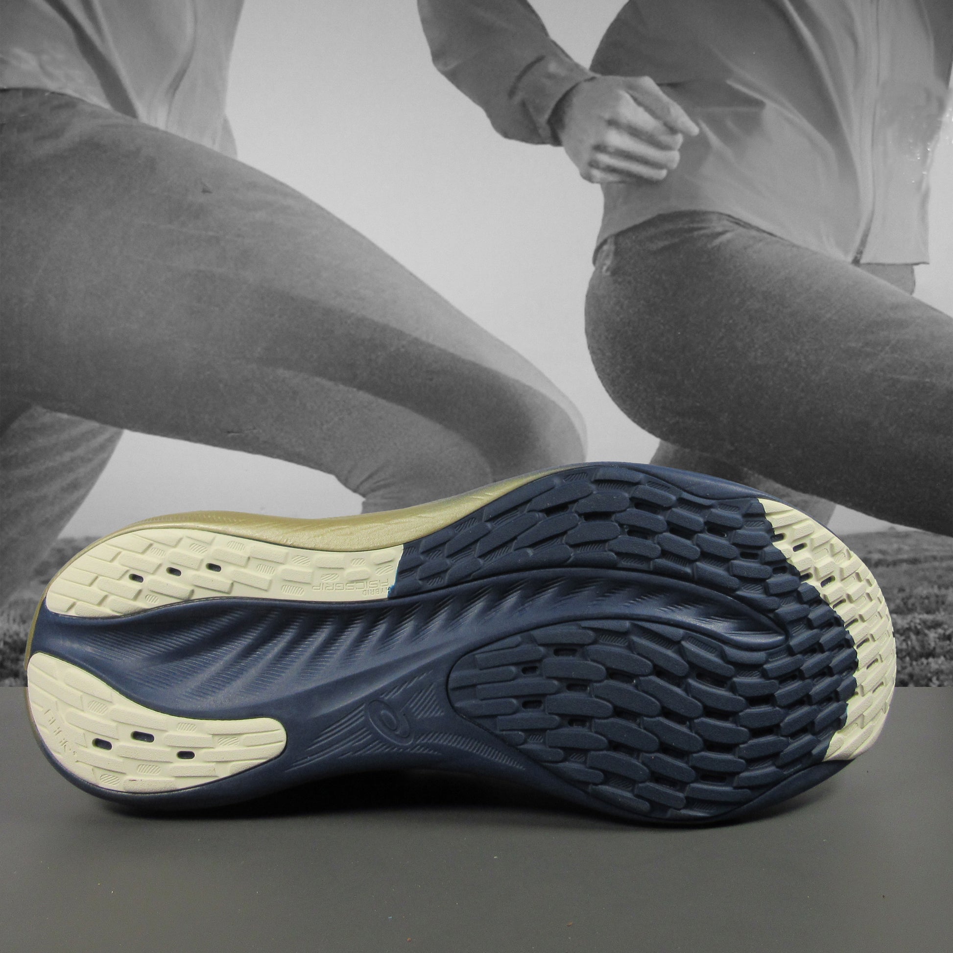 Asics GEL-Nimbus 26 Platinum Mens Road Running Shoes - Durban Runner 14 / Blue Expanse/Champagne