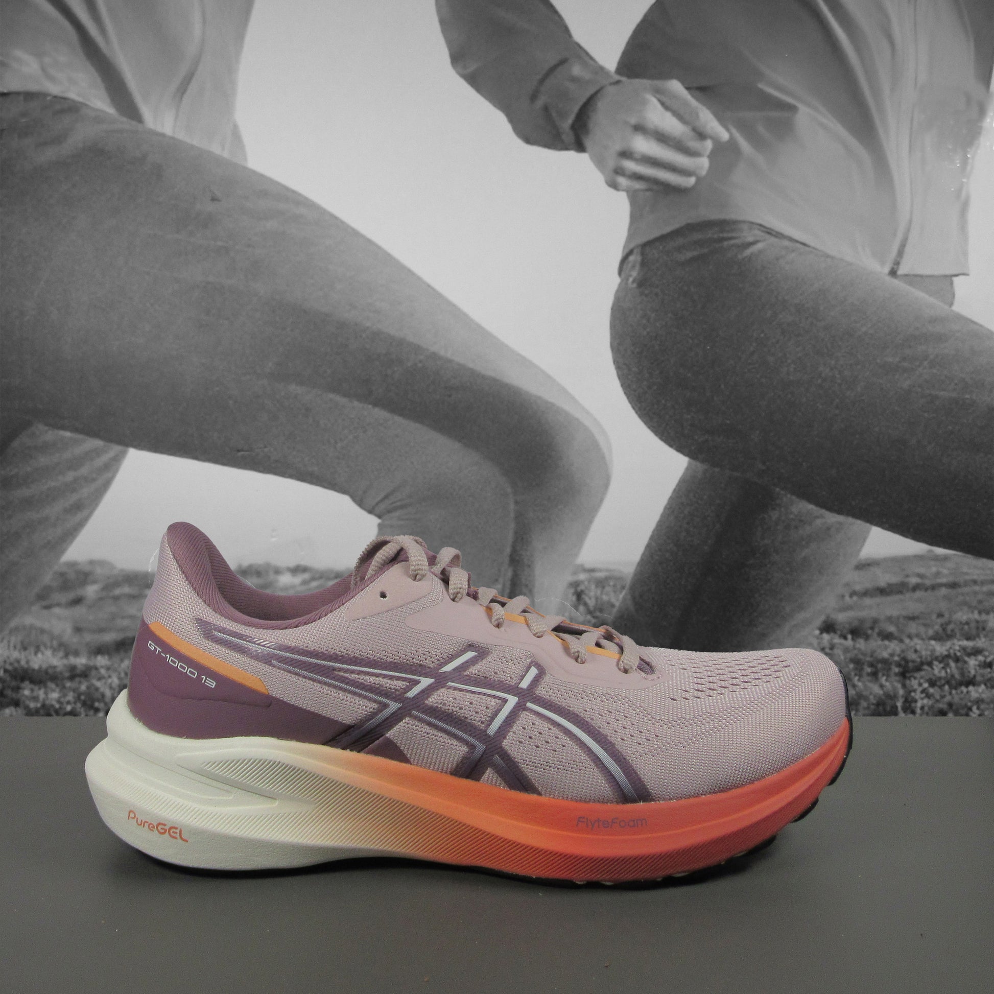 Asics GT-1000 13 Womens Road Running - Durban Runner 5 / WATERSHED ROSE/WHITE