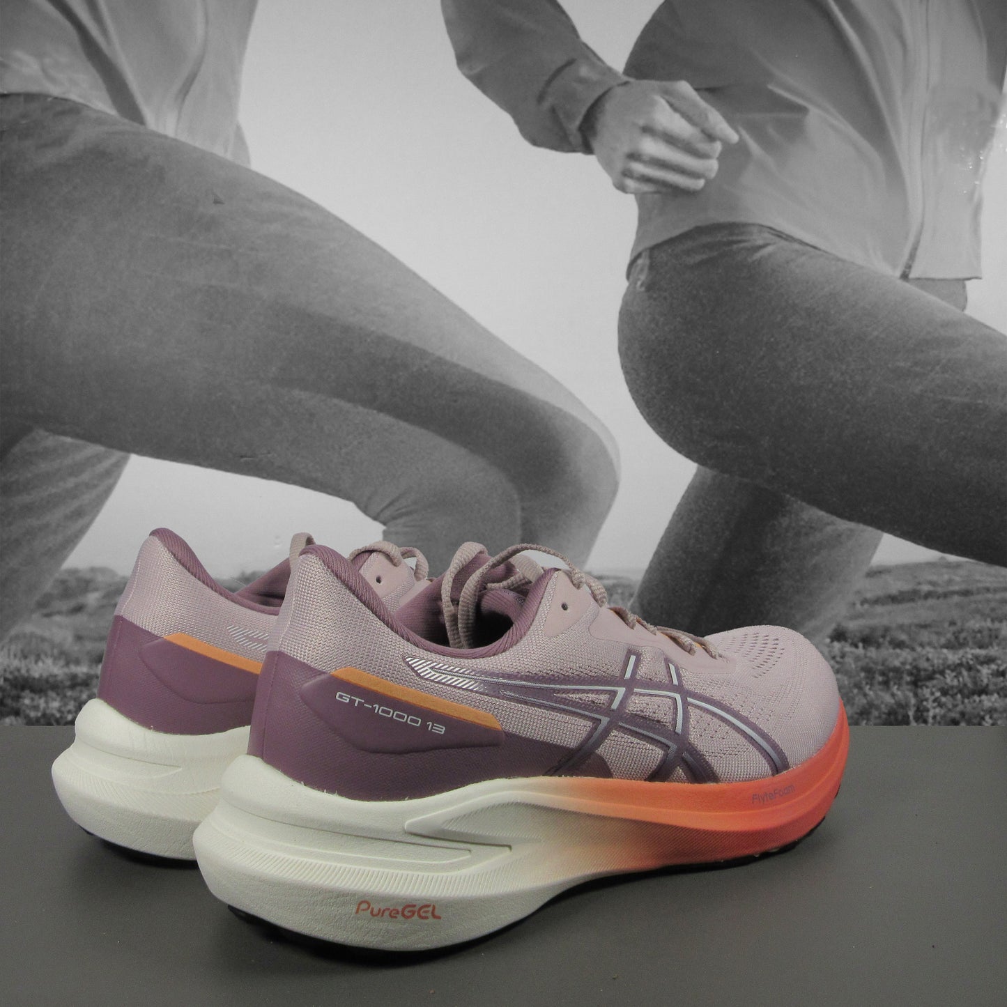 Asics GT-1000 13 Womens Road Running - Durban Runner 5 / WATERSHED ROSE/WHITE