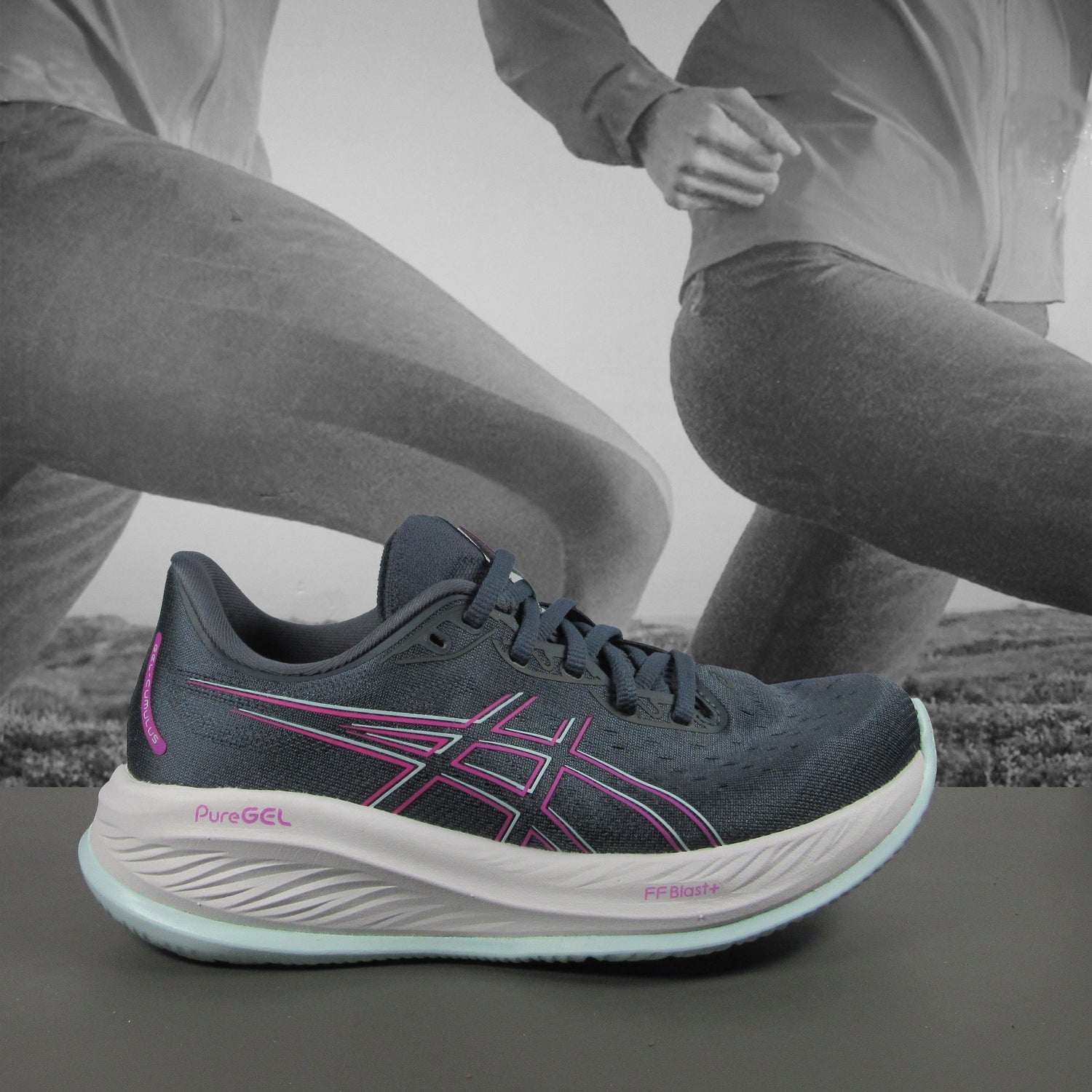 Asics Gel Cumulus 26 Womens - Durban Runner 4 / tarmac/bold magenta