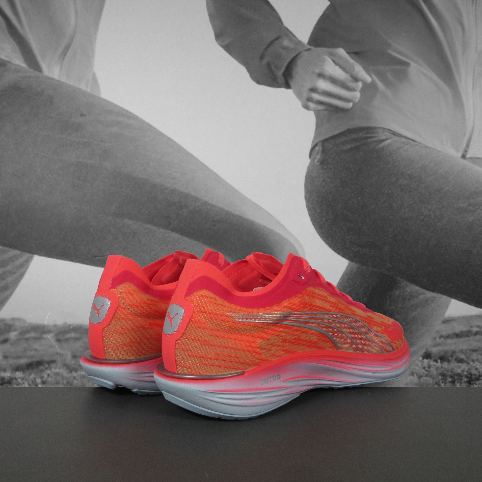 Puma Liberate NITRO 2 Womens Road Running Shoes - Durban Runner 5 / Red