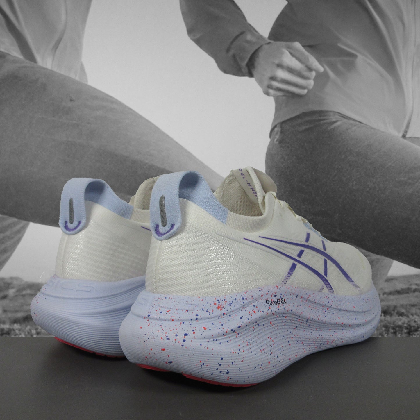 Asics GEL-Nimbus 27 Tokyo Womens Running Shoes - Durban Runner 5 / CREAM/EDO PURPLE