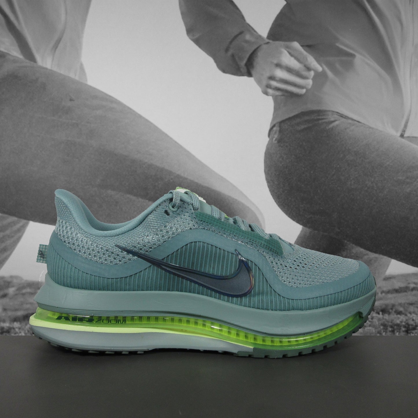 Nike Pegasus Premium Mens Road Running Shoes - Durban Runner 8 / CANNON/SEAWEED-BARELY VOLT