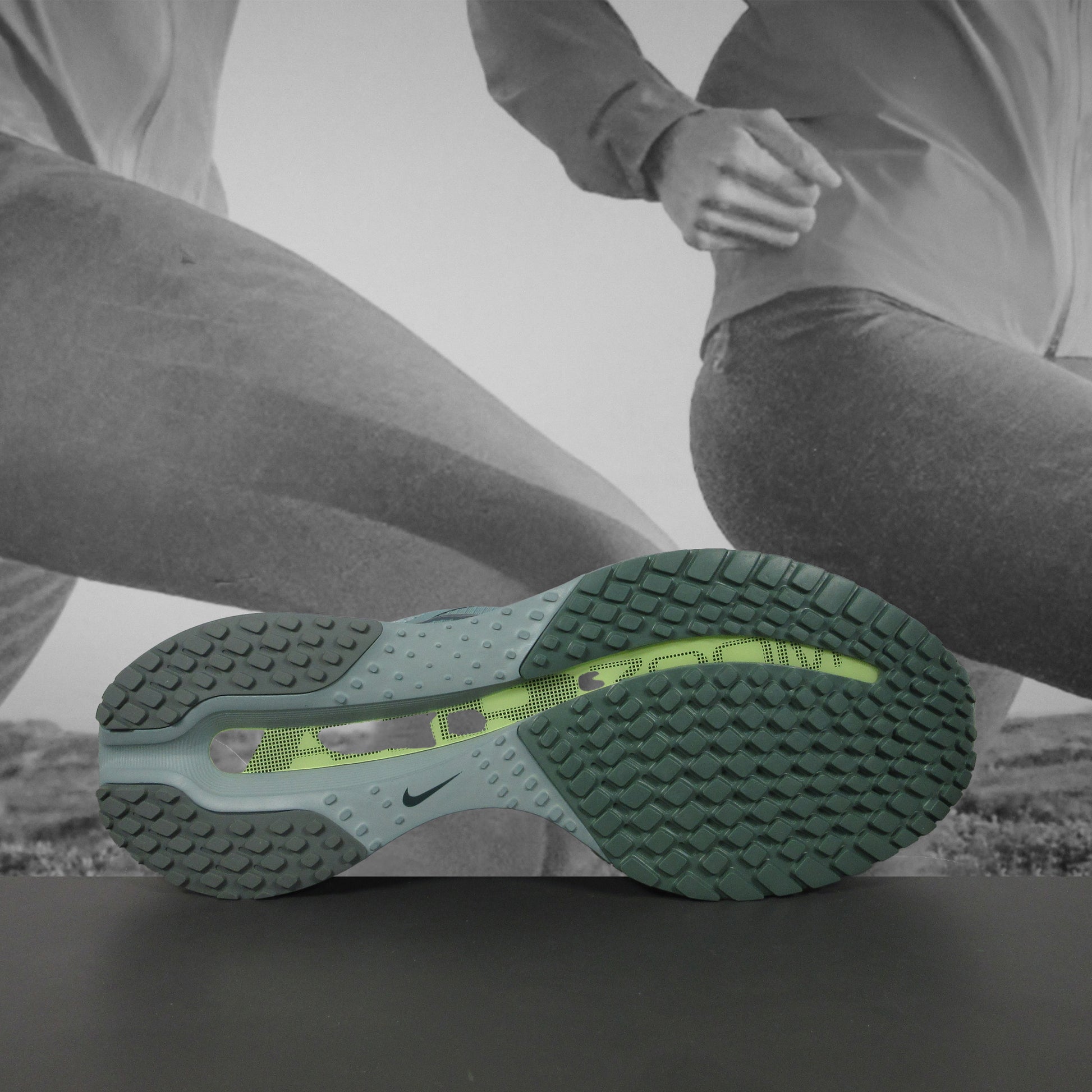 Nike Pegasus Premium Mens Road Running Shoes - Durban Runner 8 / CANNON/SEAWEED-BARELY VOLT