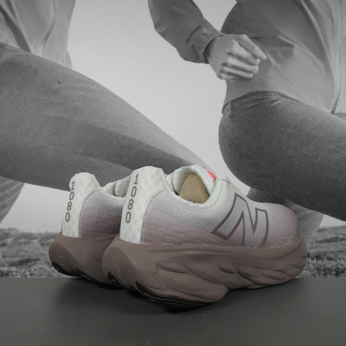 New Balance Fresh Foam X 1080v14 Womens D - Durban Runner 5 / WHITE/BROWN