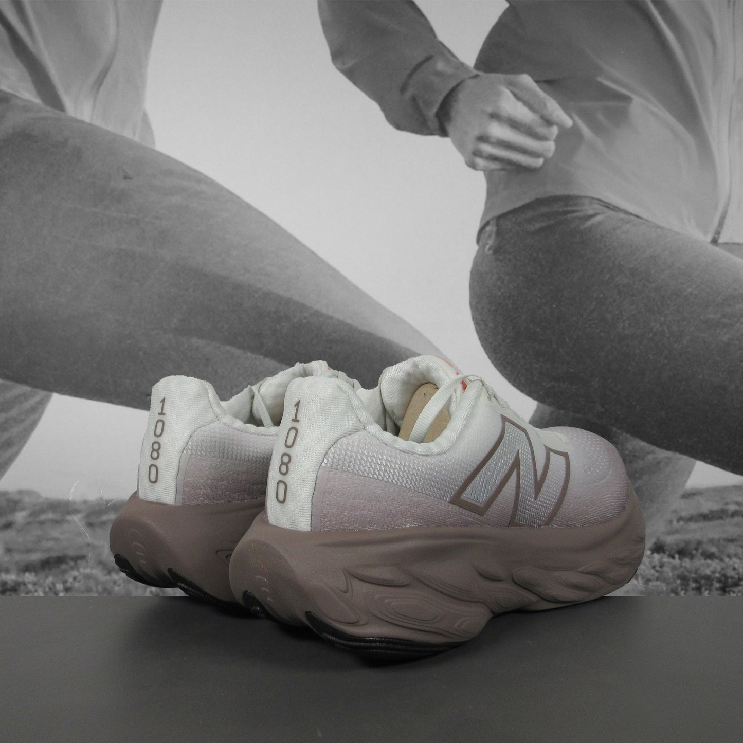 New Balance Fresh Foam X 1080v14 Womens B - Durban Runner 5 / WHITE/BROWN