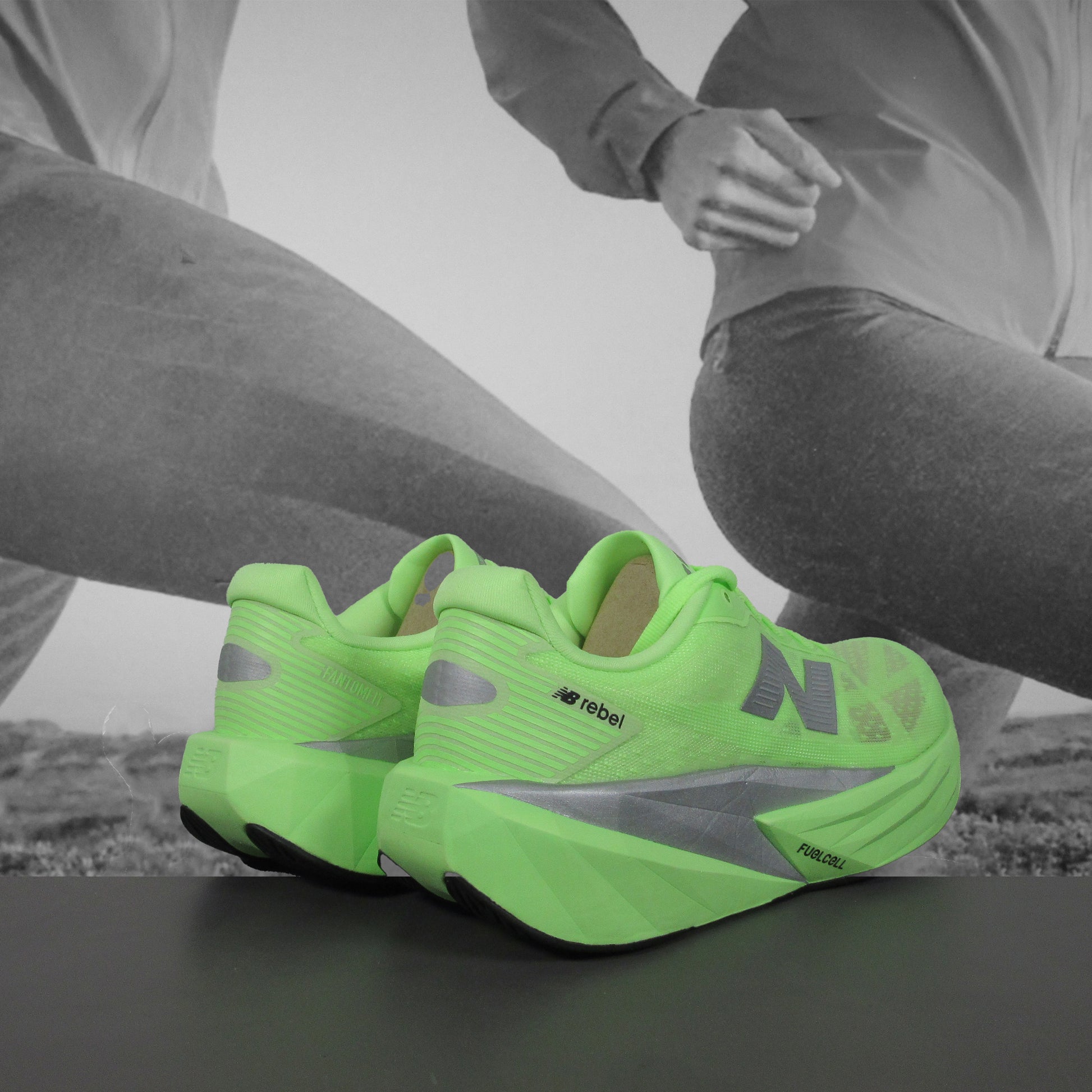 New Balance FuelCell Rebel v5 Mens - Durban Runner 8 / Lime