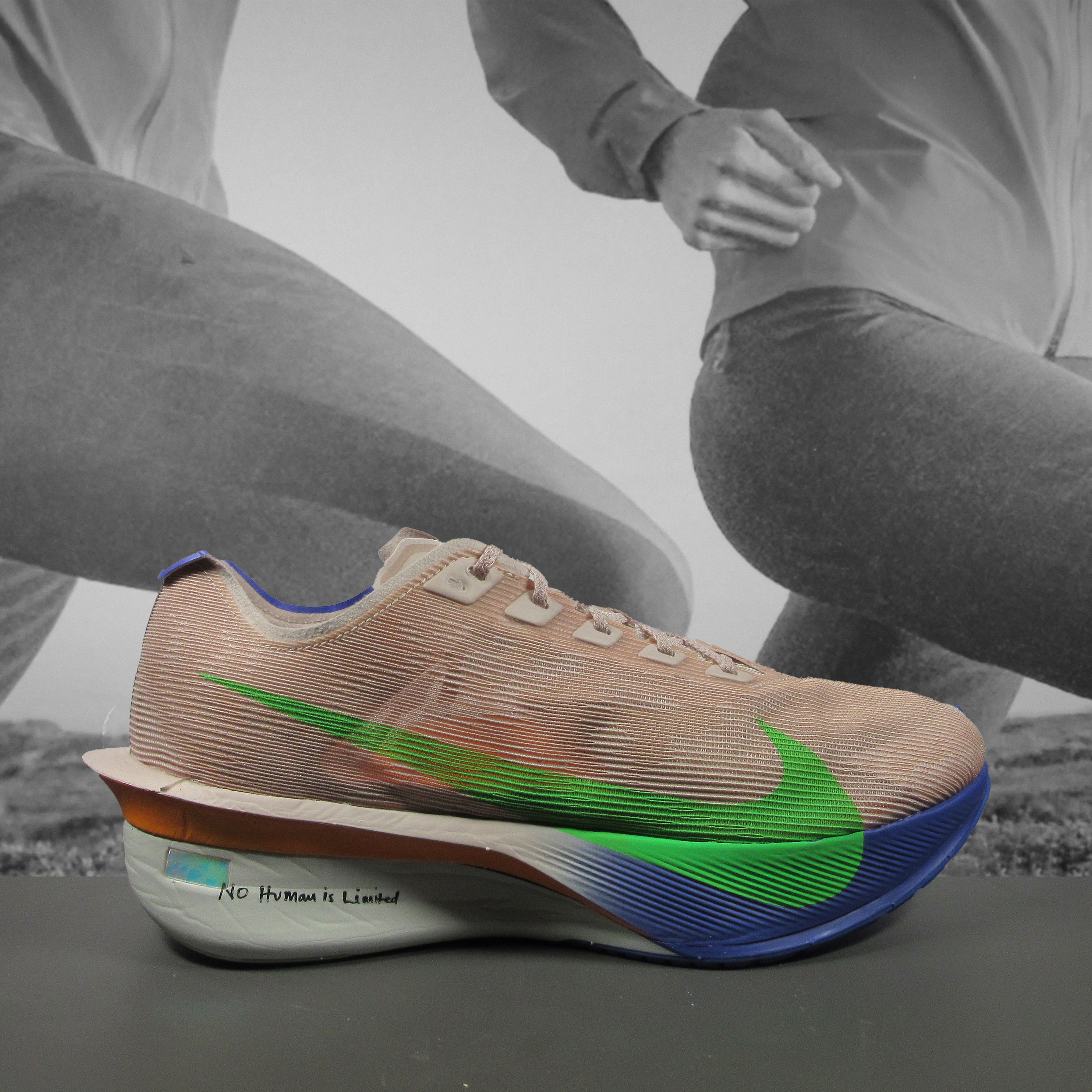 Nike Men's Vaporfly Next% 4 Road Running Shoes - Durban Runner 7 / SILT RED/GREEN SHOCK FIRE PINK