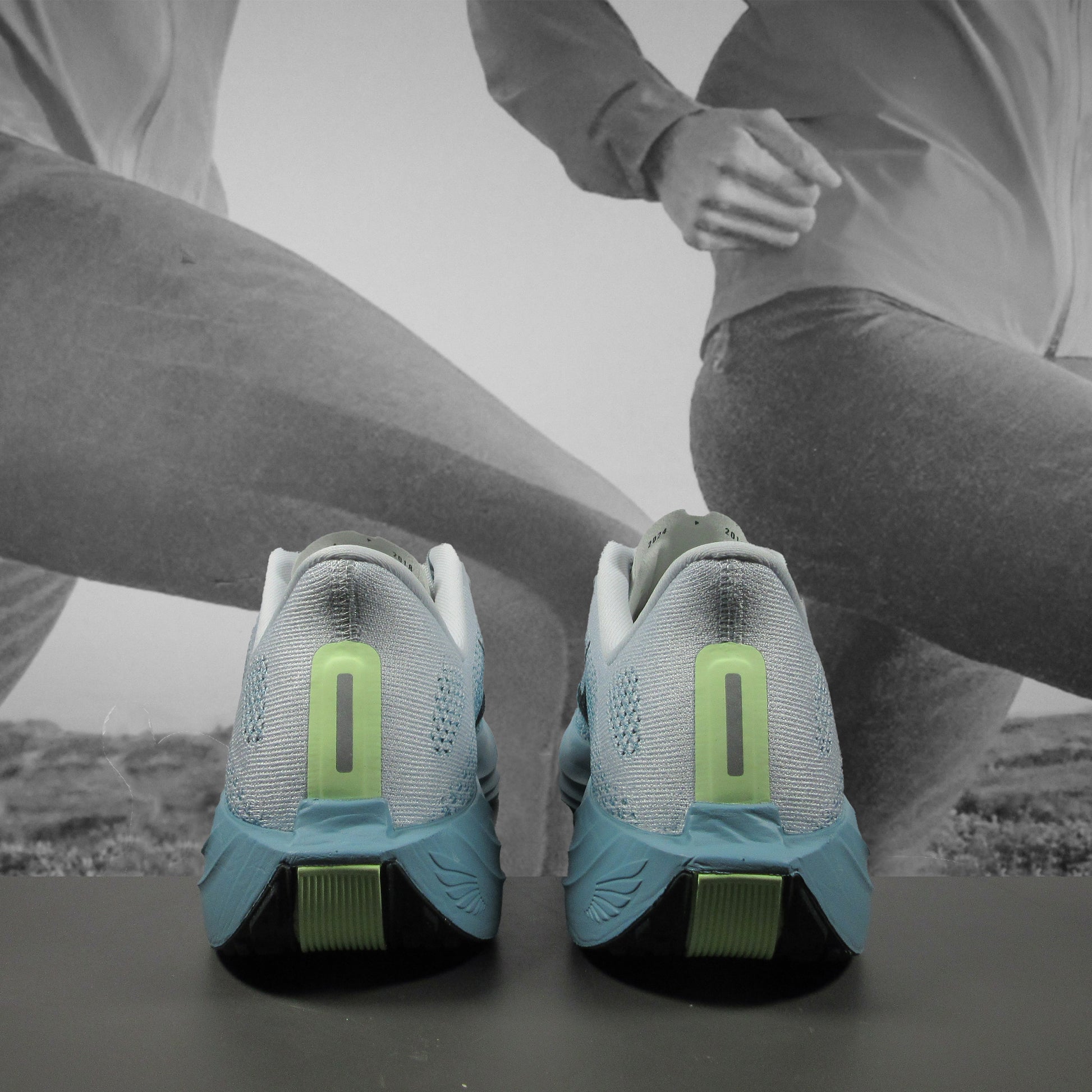 Nike Pegasus Plus Mens Road Running Shoes - Durban Runner 7 / PURE PLATINUM/SEA WEED