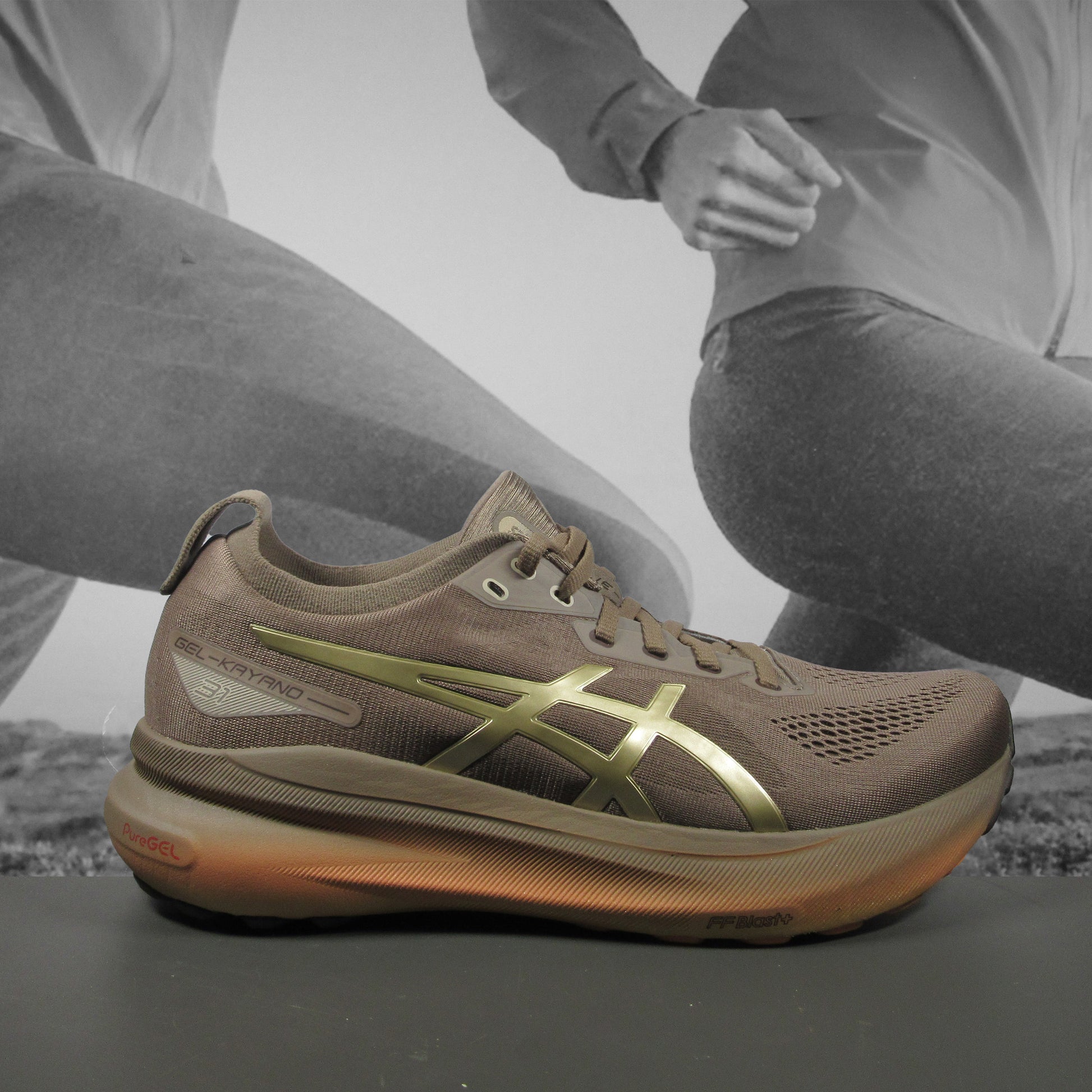 Asics Kayano 31 Mens Luxe Edition - Durban Runner 15 / Luxe/Taupe Grey