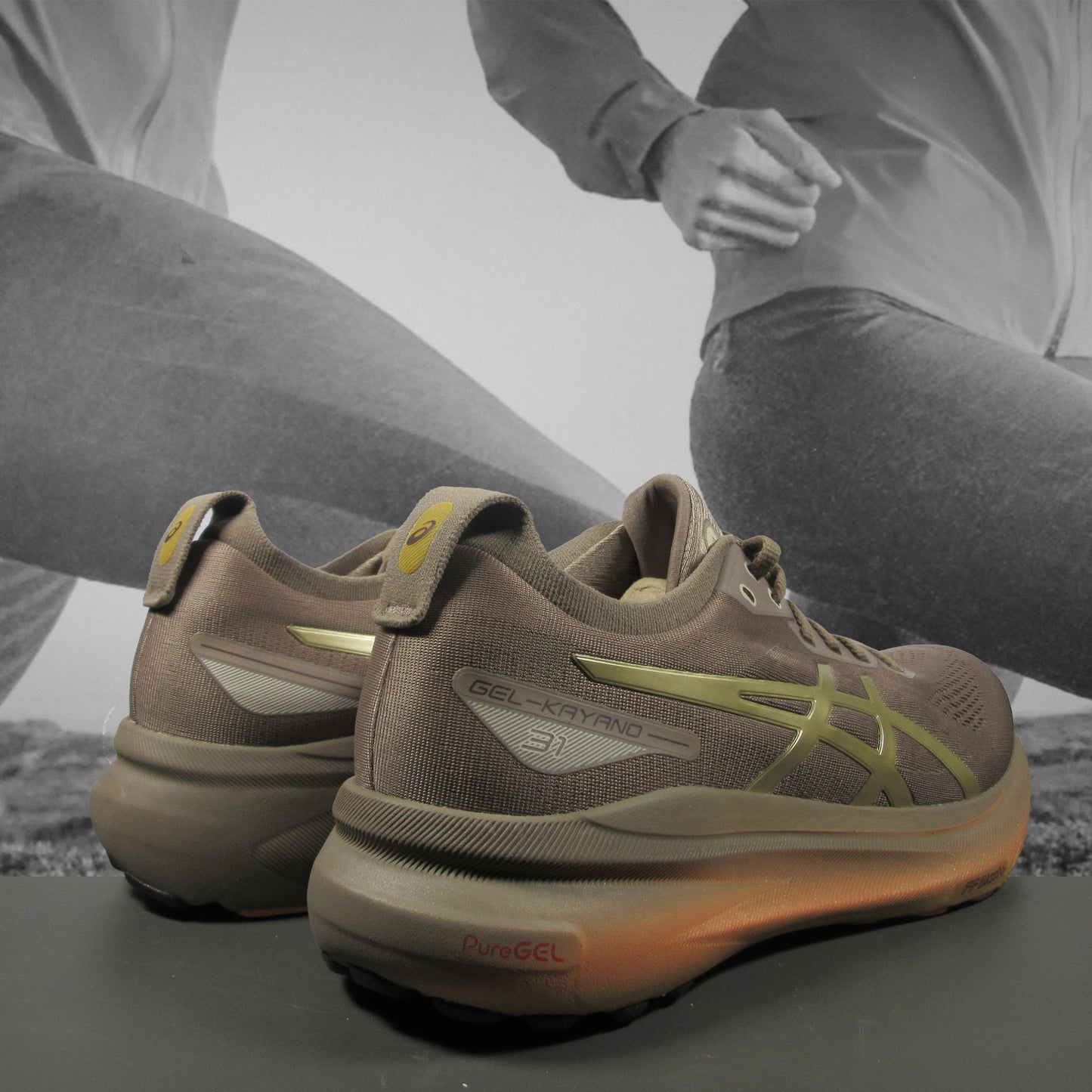 Asics Kayano 31 Mens Luxe Edition - Durban Runner 15 / Luxe/Taupe Grey