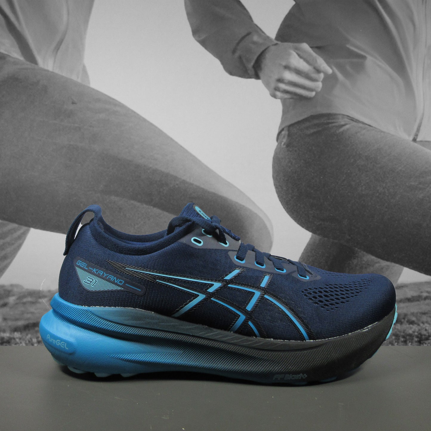 Asics Kayano 31 Mens Running Shoes - Durban Runner 7 / BLUE EXPANSE/DIGITAL AQUA