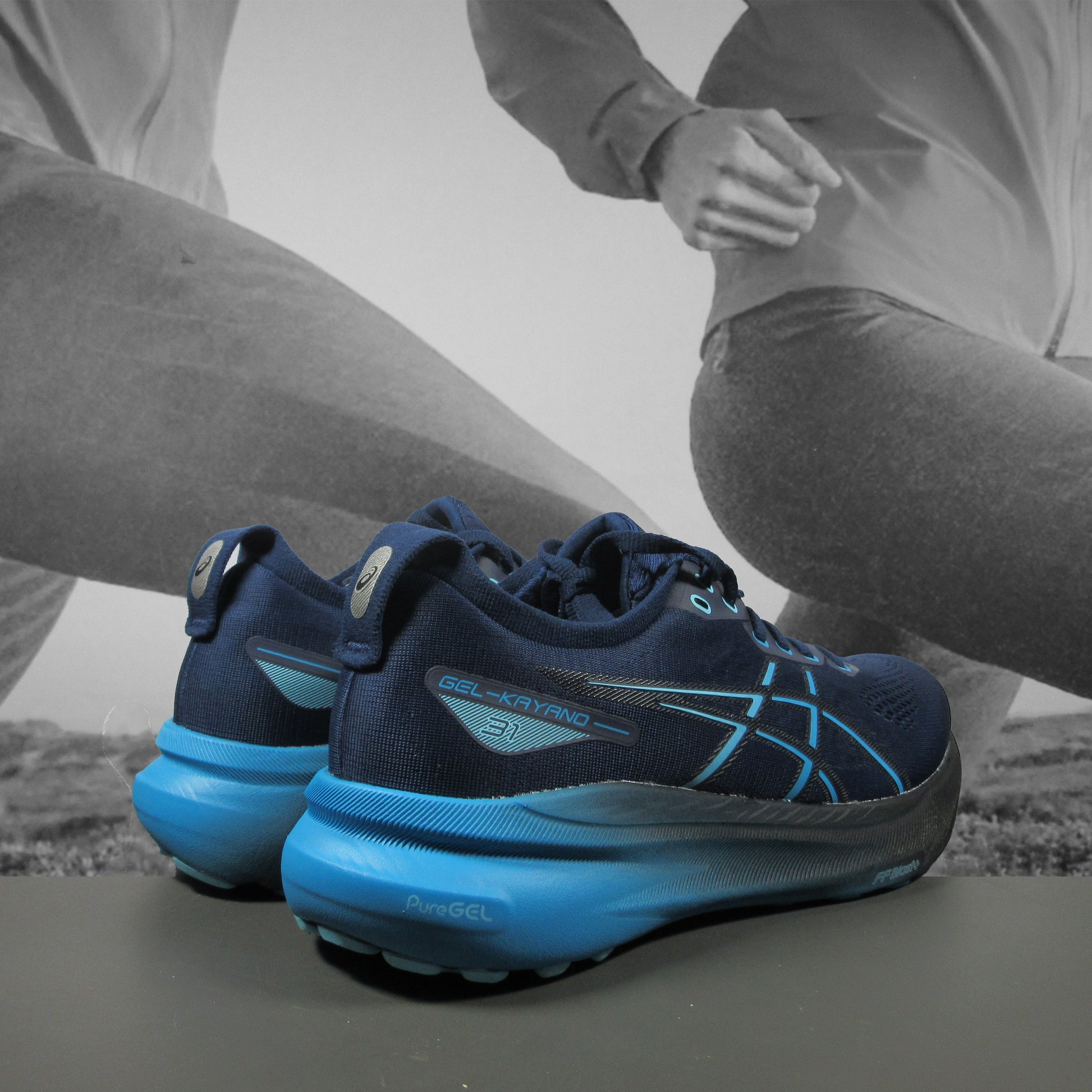 Asics Kayano 31 Mens Running Shoes - Durban Runner 7 / BLUE EXPANSE/DIGITAL AQUA