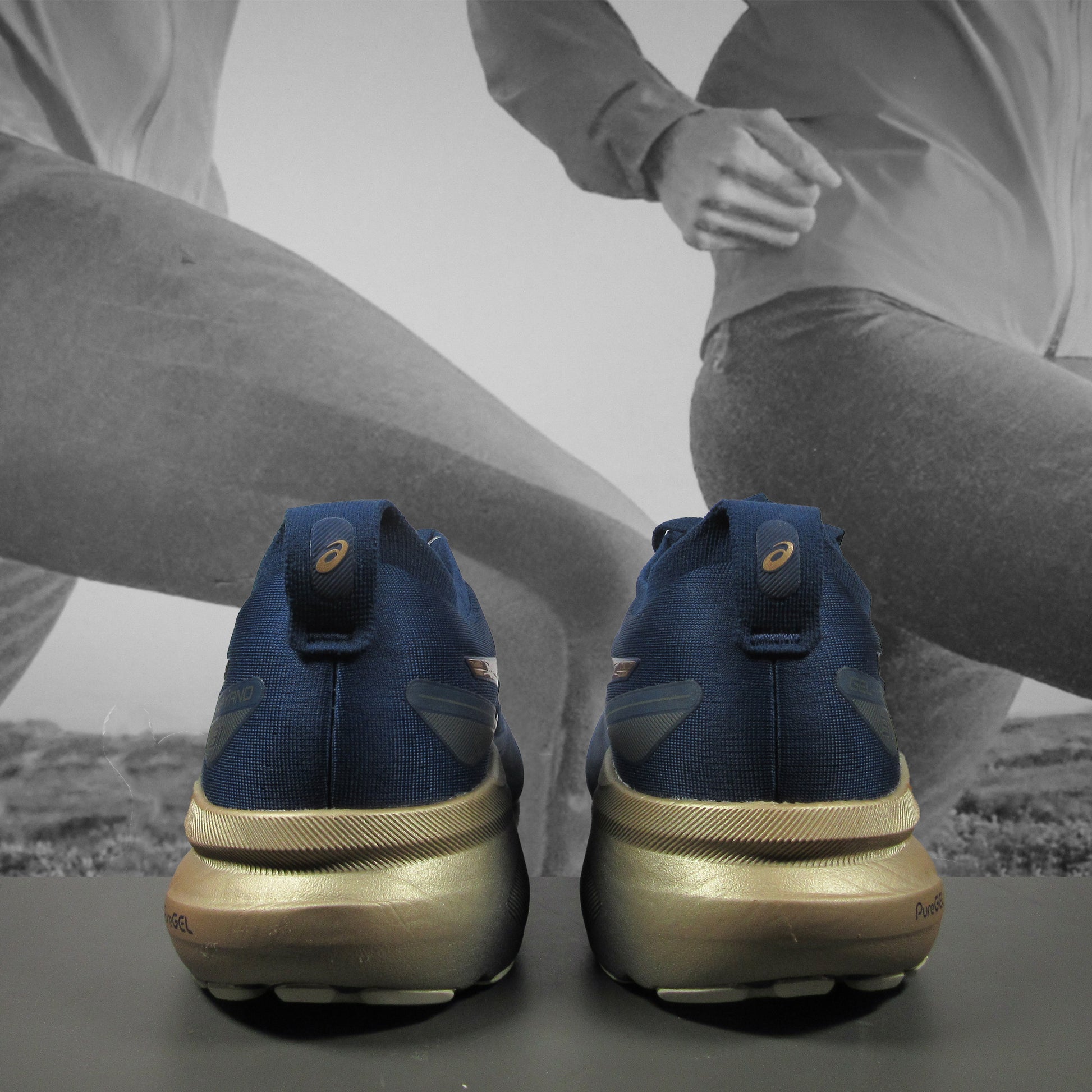 Asics Kayano 31 Platinum Edition Mens Running Shoes - Durban Runner 9 / Blue Expanse/Champagne